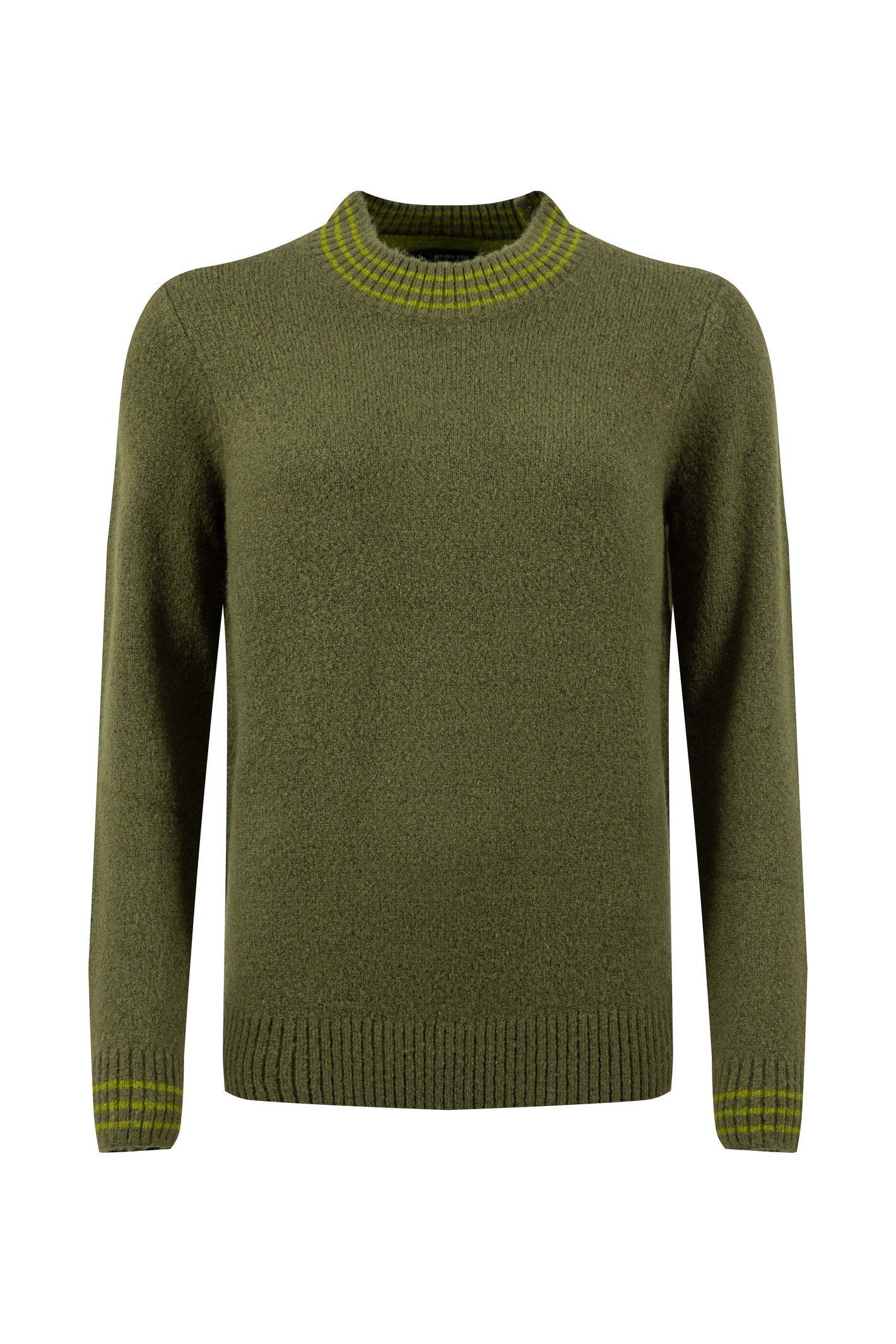 Weird Fish Dawkins Tipped Jumper Winter Green Size 16