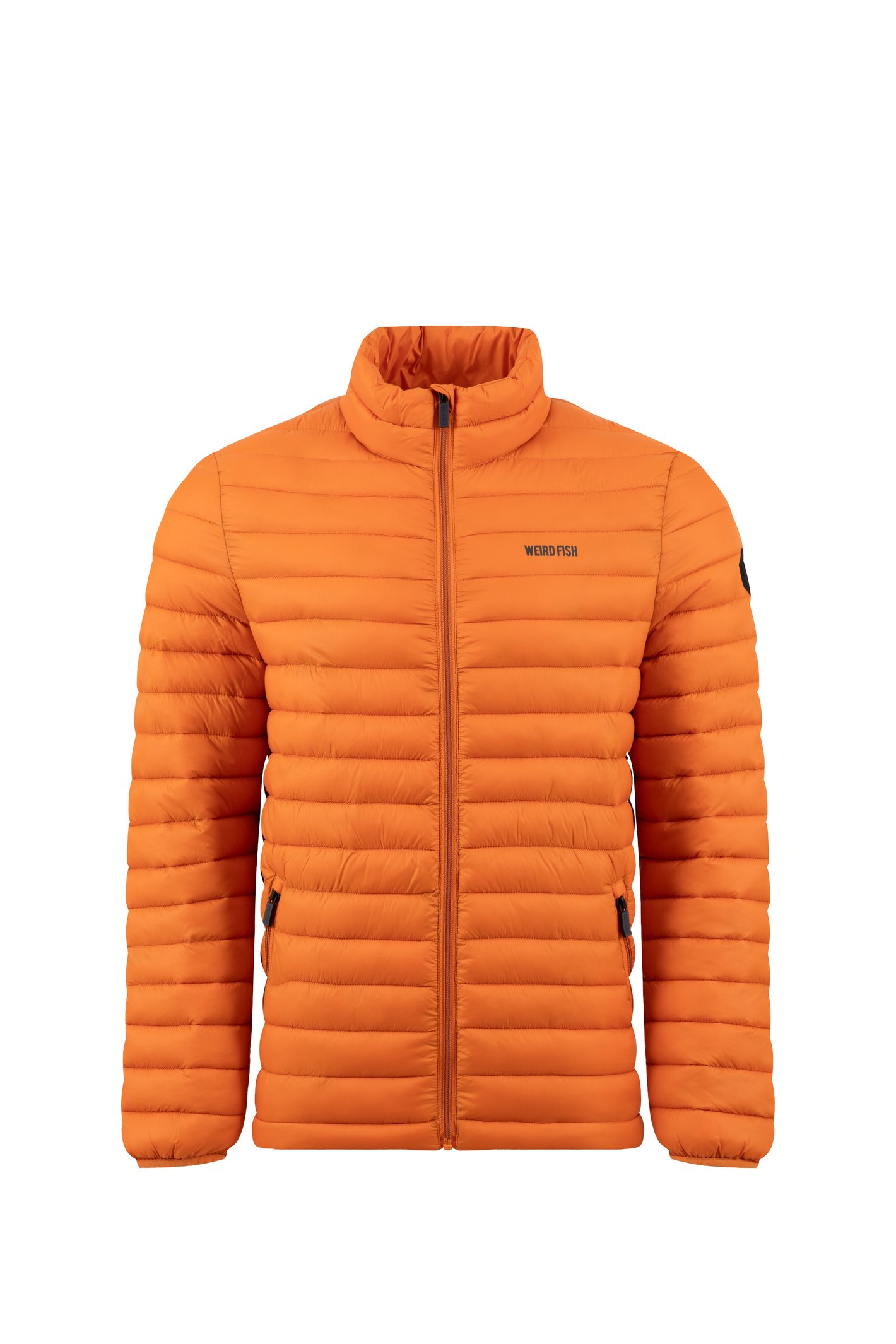 Weird Fish Weird Fish Crantock Lightweight Showerproof Padded Jacket Koi Orange