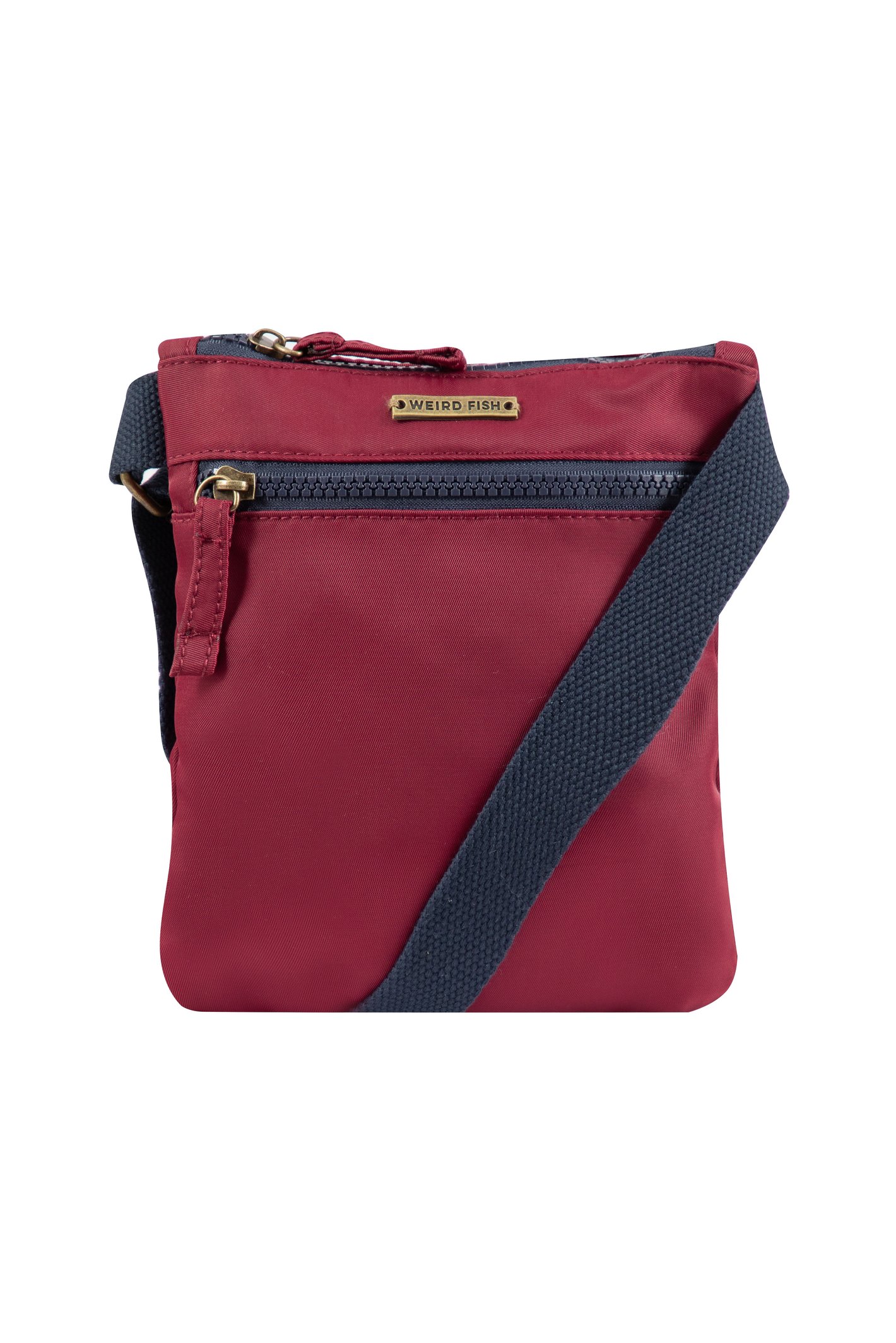 Weird Fish Nisla Crossbody Bag Red Grape Size ONE