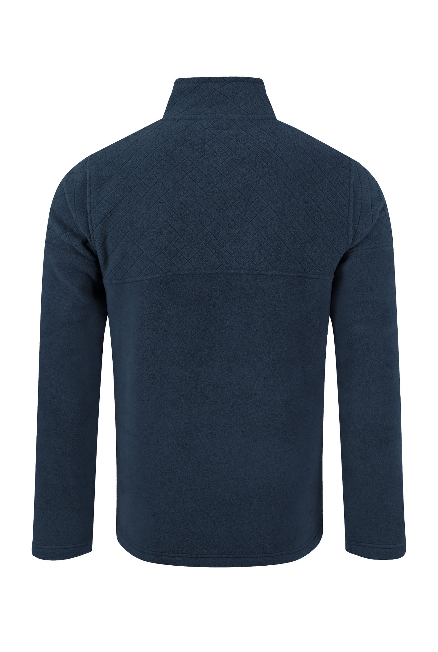 Weird Fish Oakmont 1/4 Zip Textured Fleece Navy Size 5XL