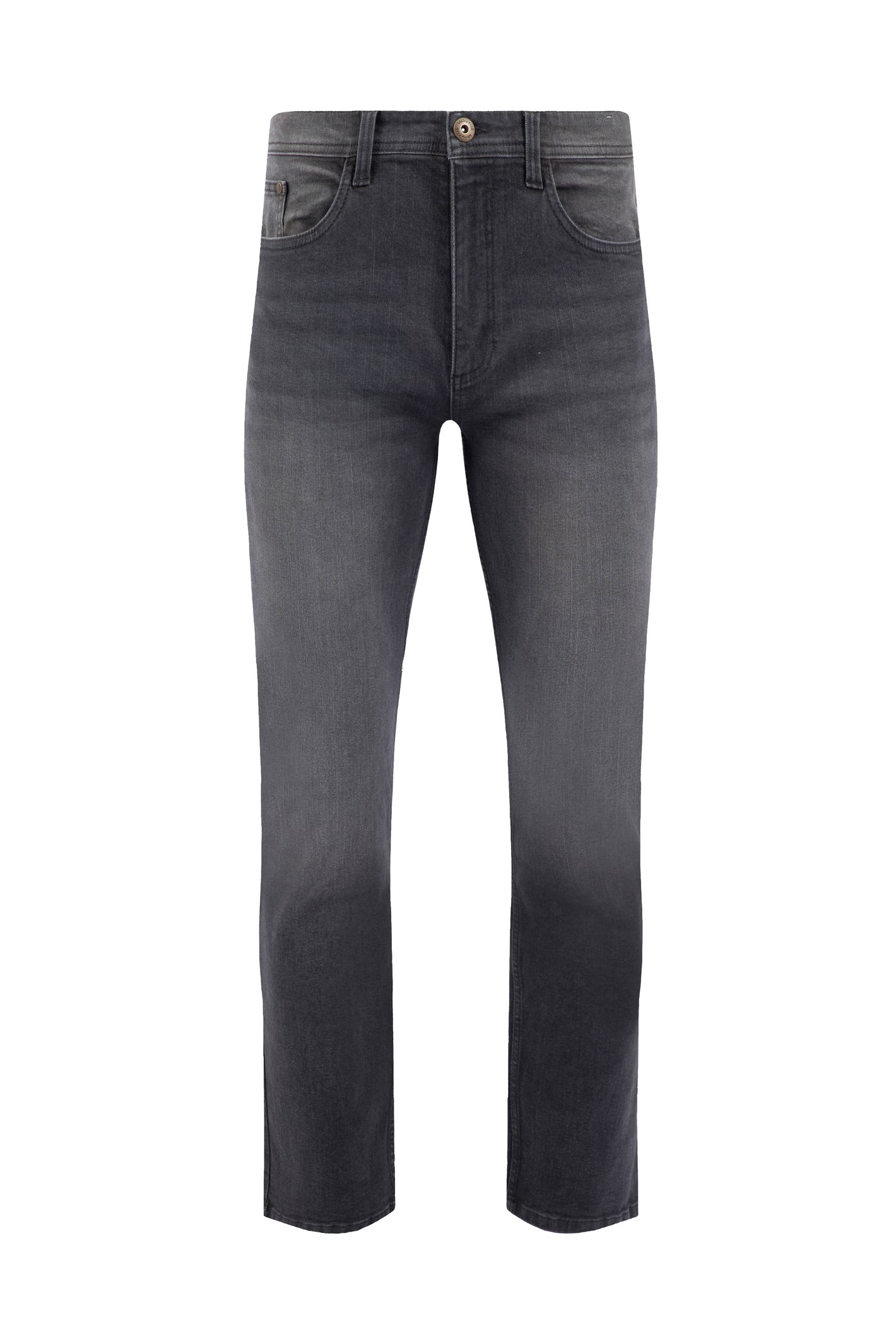 Weird Fish Weird Fish Eddie Straight Leg Denim Jeans Grey
