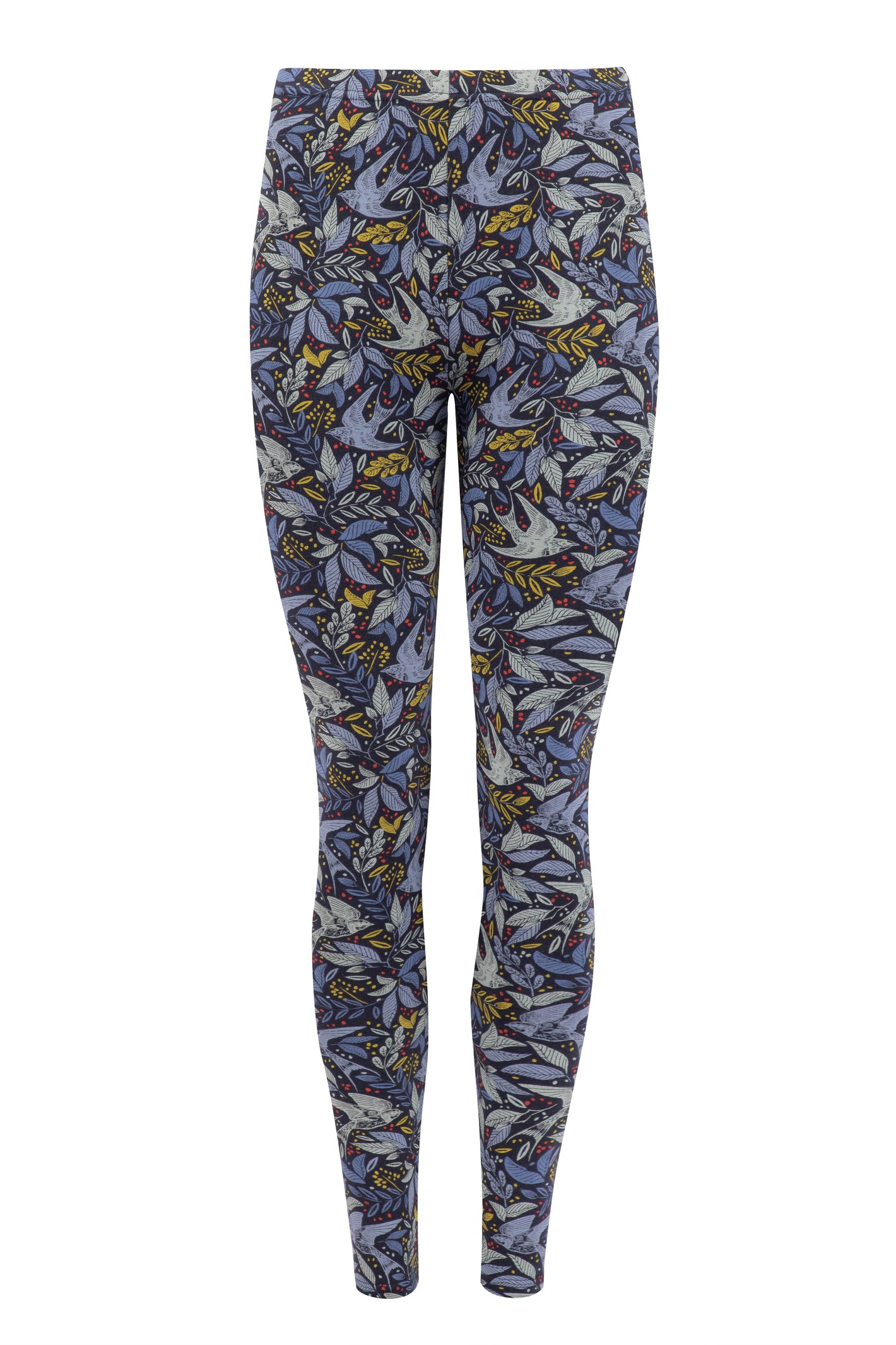 Weird Fish Bailey Printed Leggings Blue Shine Size 10