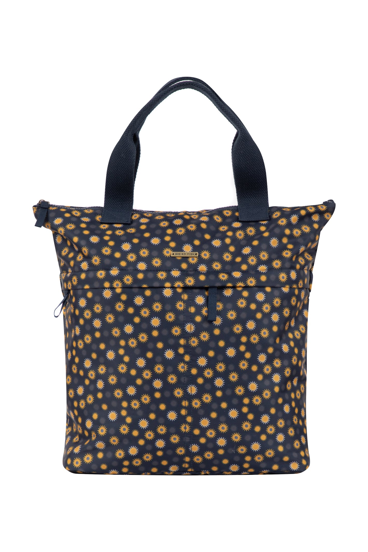 Weird Fish Ekora Printed Backpack Rustic Yellow Size ONE