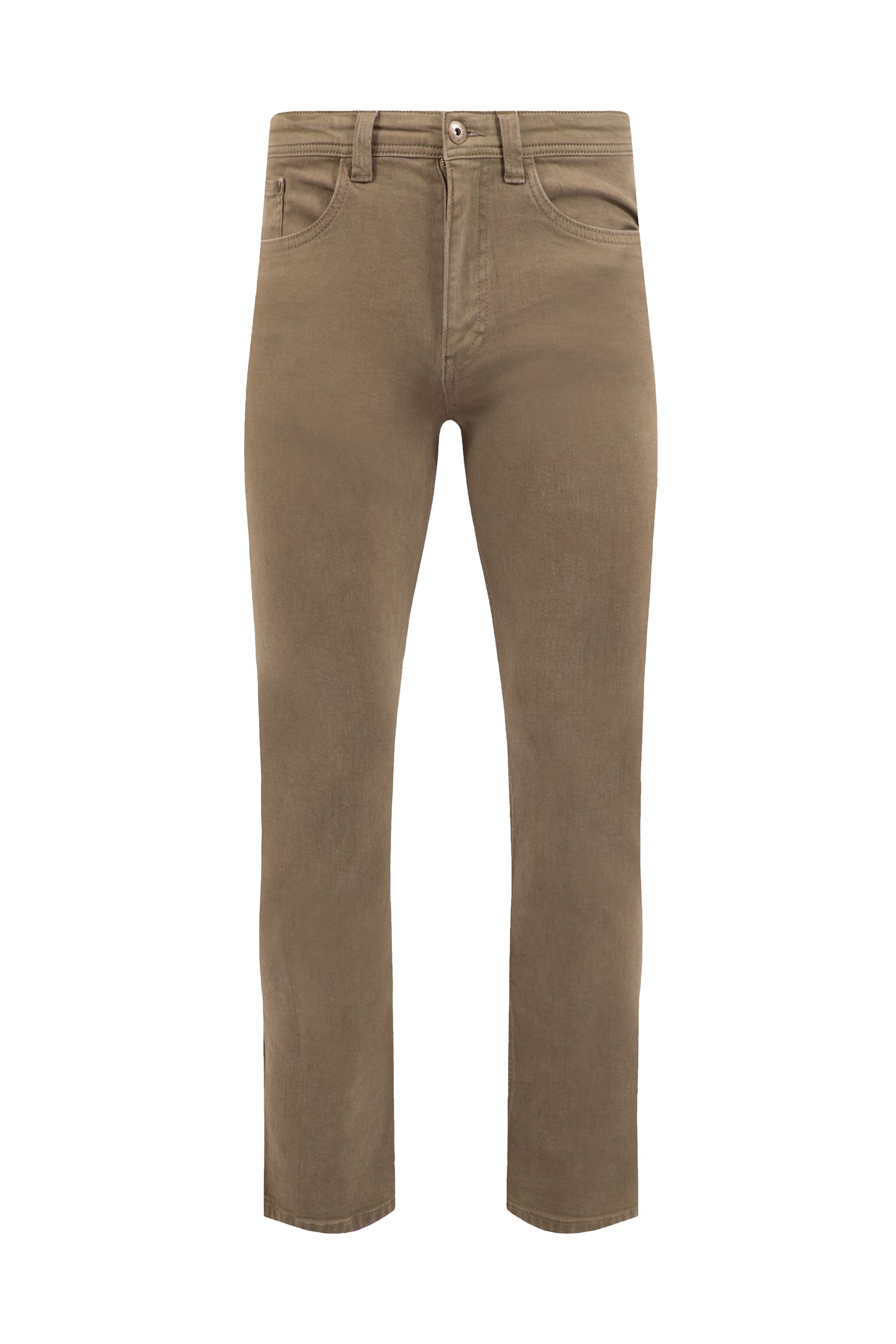 Weird Fish Weird Fish Teddy Straight Comfort Stretch Chinos Flint Stone