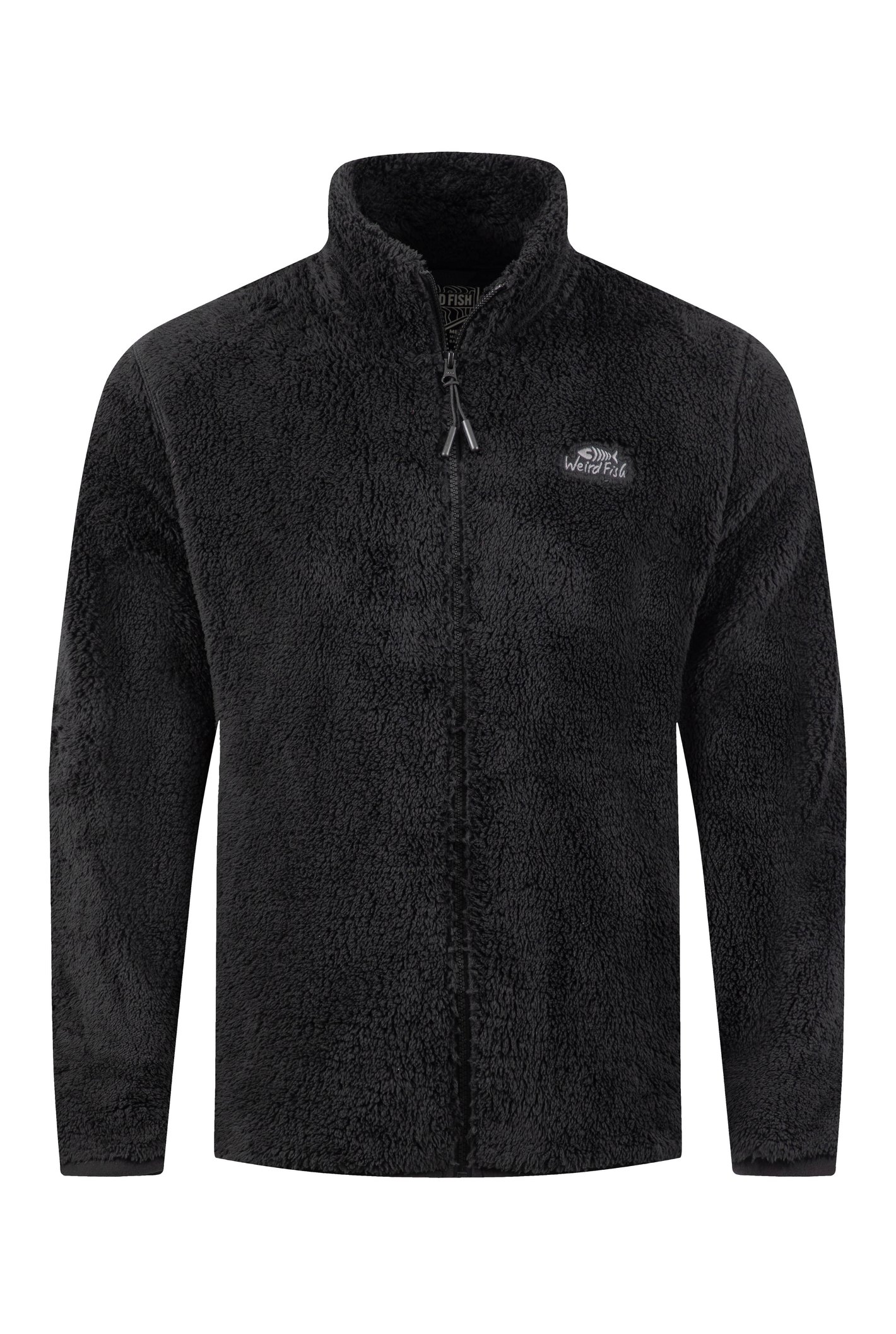 Weird Fish Channing Cosy Full Zip Fleece Black Size 2XL