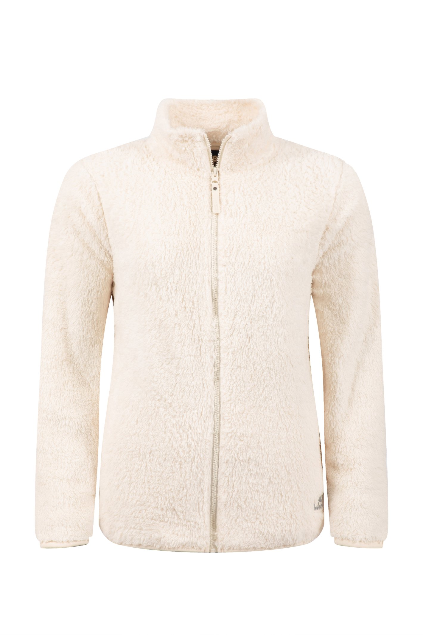 Weird Fish Charly Full Zip Cosy Fleece Cream Size 14