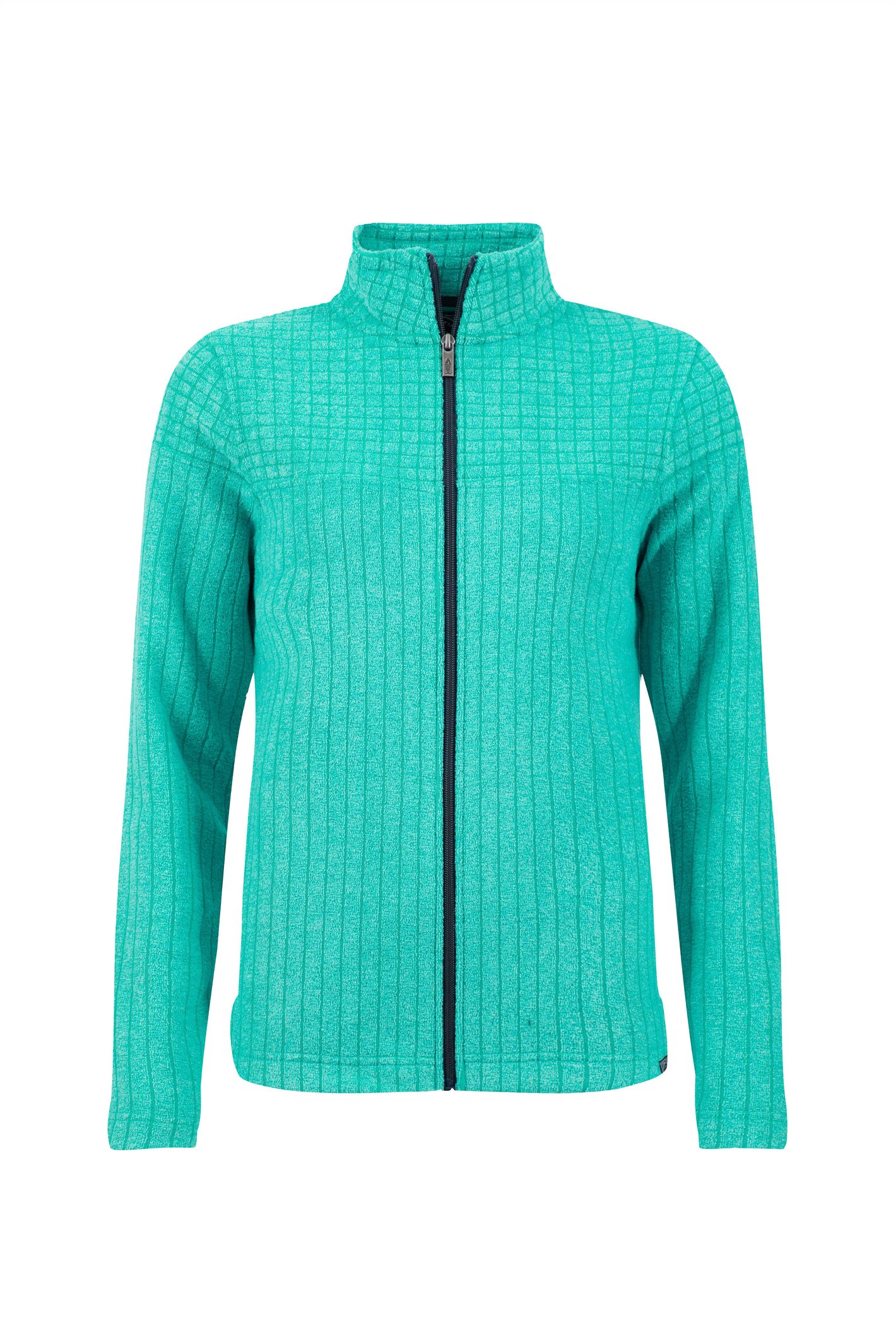 Weird Fish Frankie Full Zip Grid Fleece Viridis Size 20