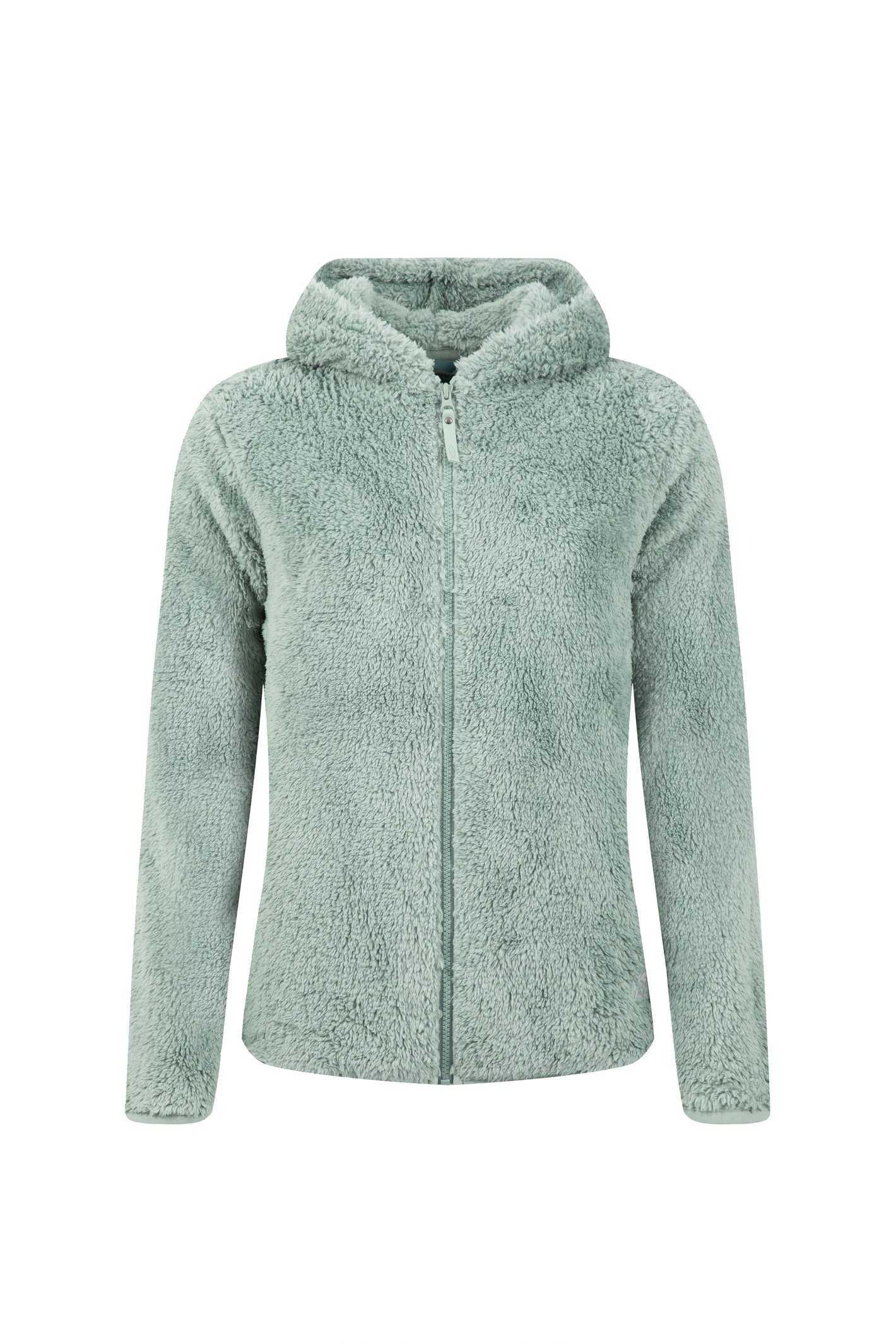 Weird Fish Reece Full Zip Hooded Cosy Fleece Ivy Size 12
