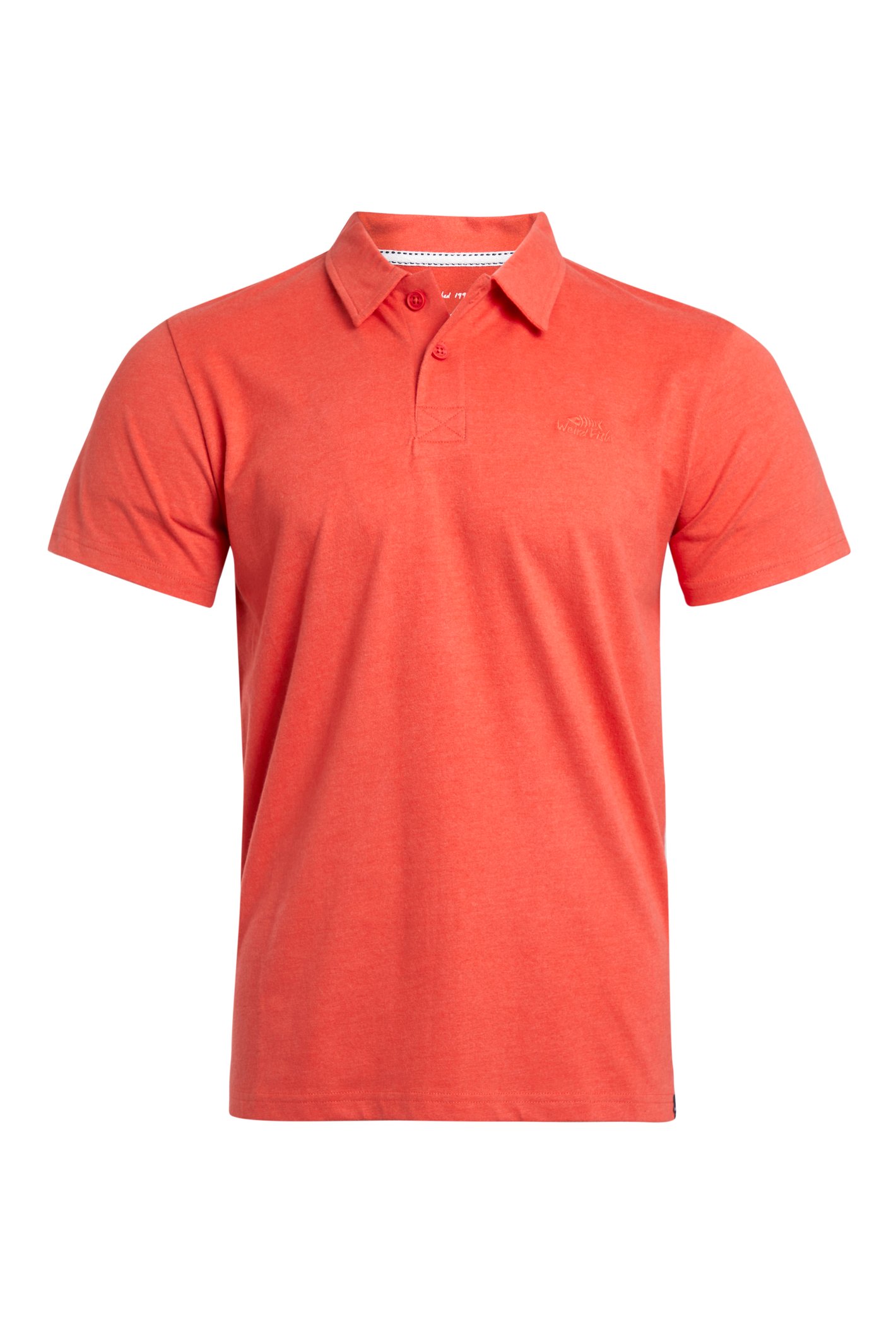 Weird Fish Jetstream Eco Branded Polo Hot Coral Size L