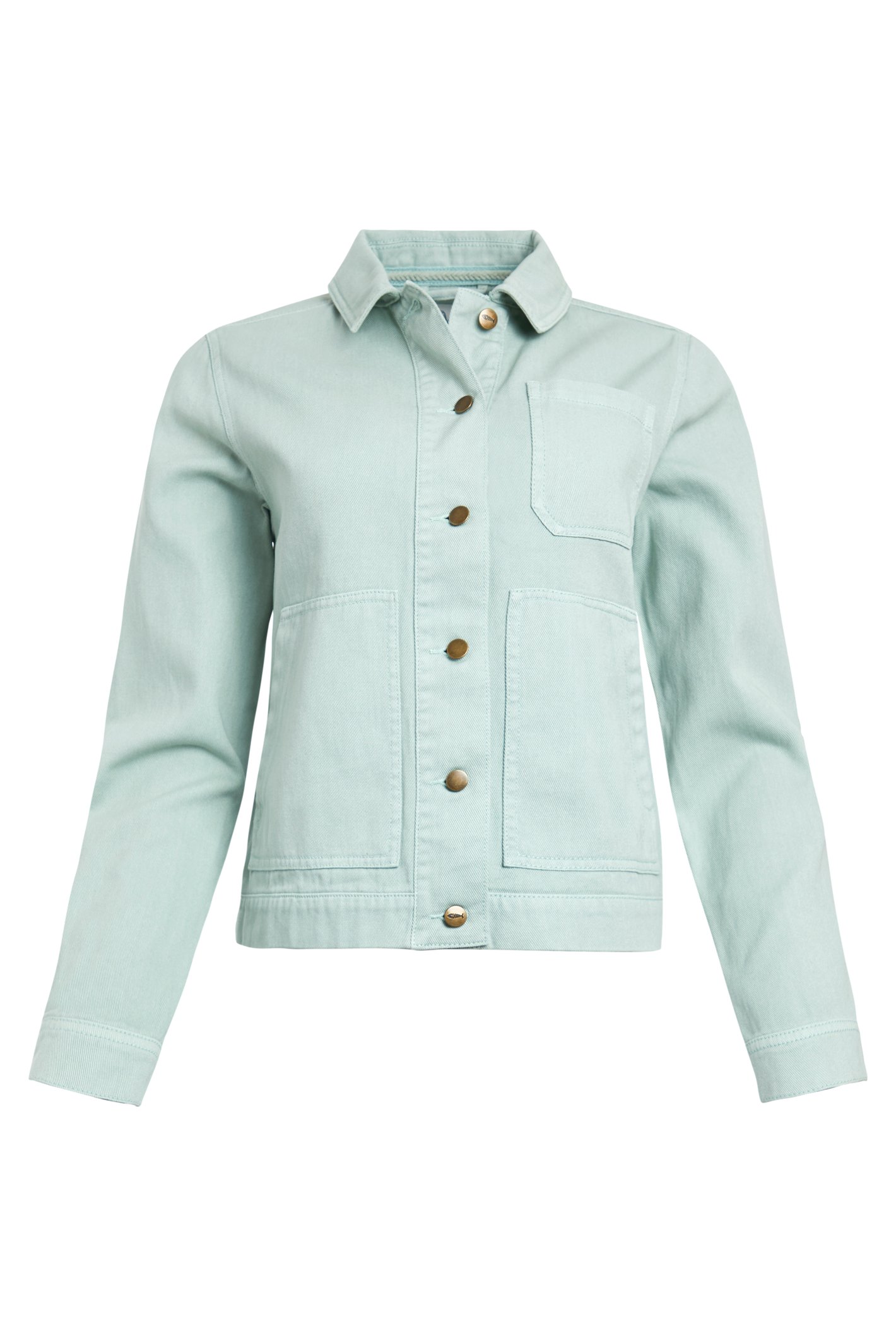 Weird Fish Reah Jacket Faded Jade Size 12