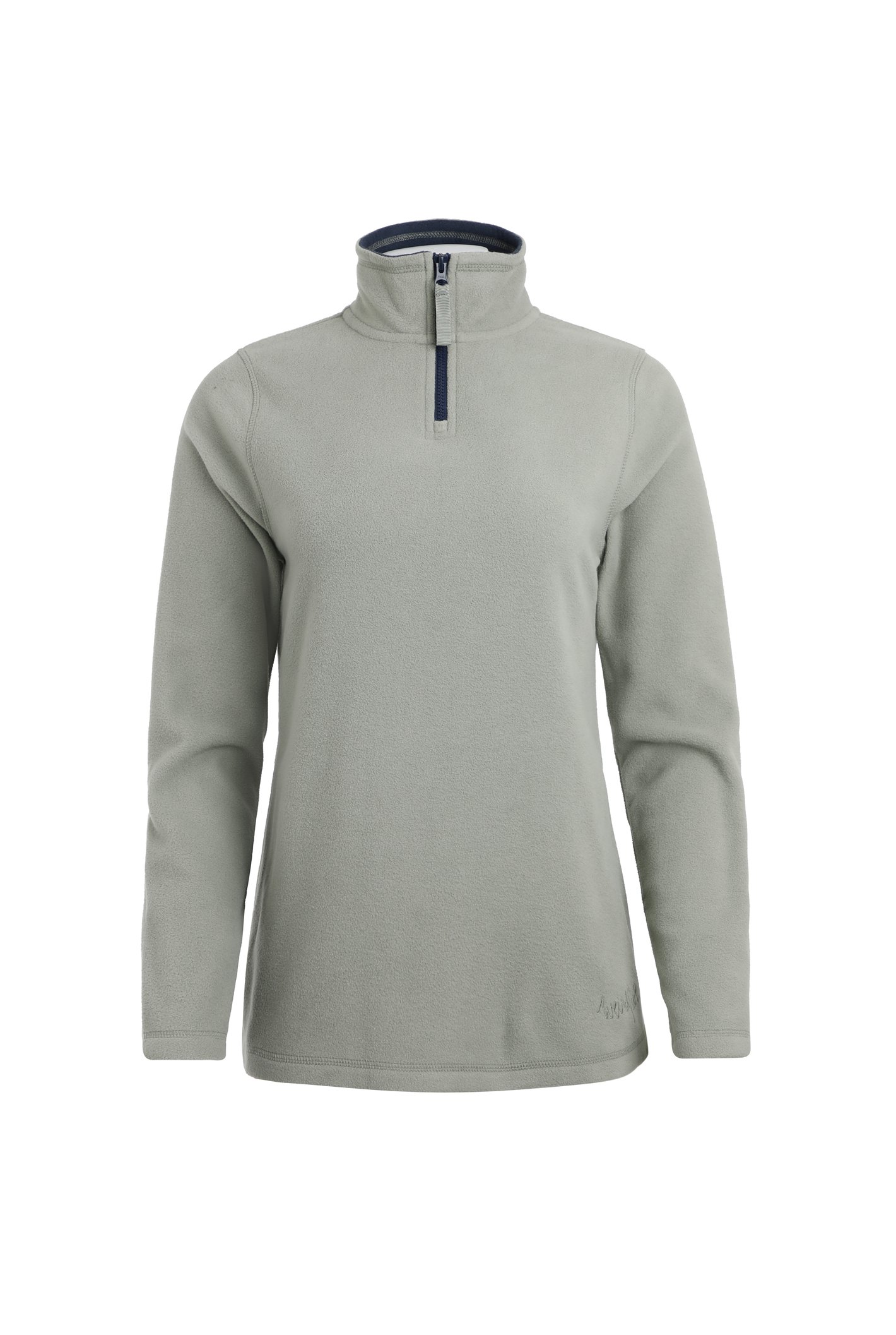 Weird Fish Esterel 1/4 Fleece Microfleece Sage Size 8