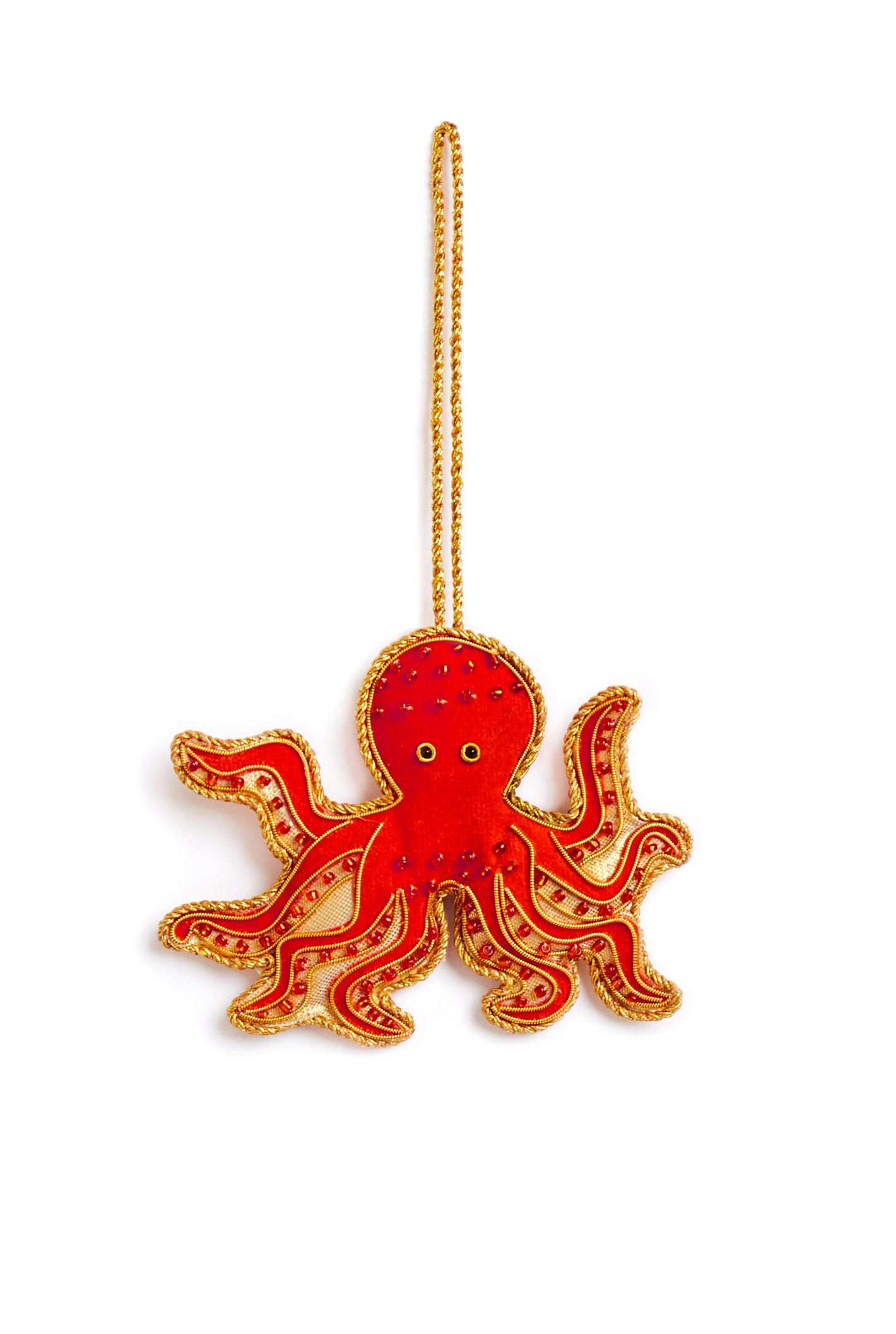 Weird Fish Kairi Octopus Decoration Red Size ONE
