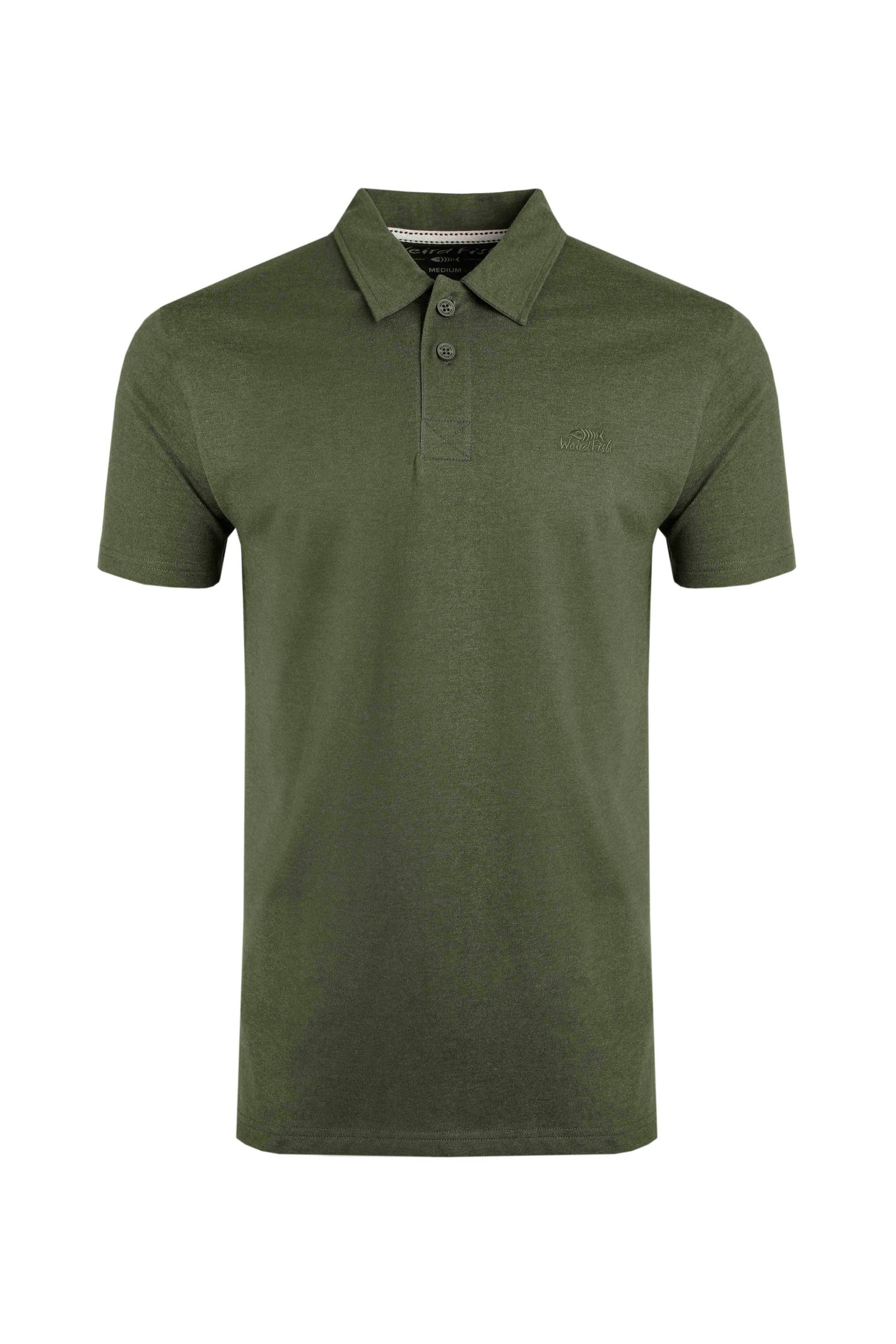 Weird Fish Jetstream Polo Shirt Thyme Size 3XL