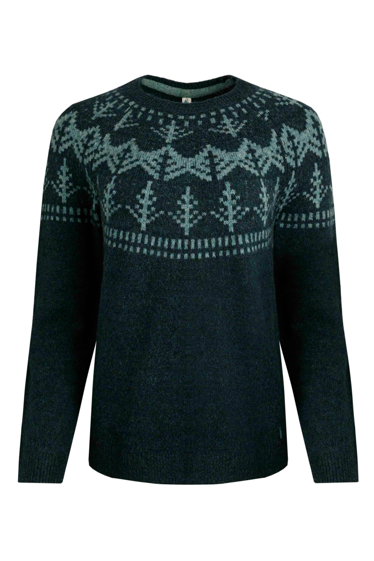 Weird Fish Asteria Eco Fair Isle Jumper Ivy Size 10