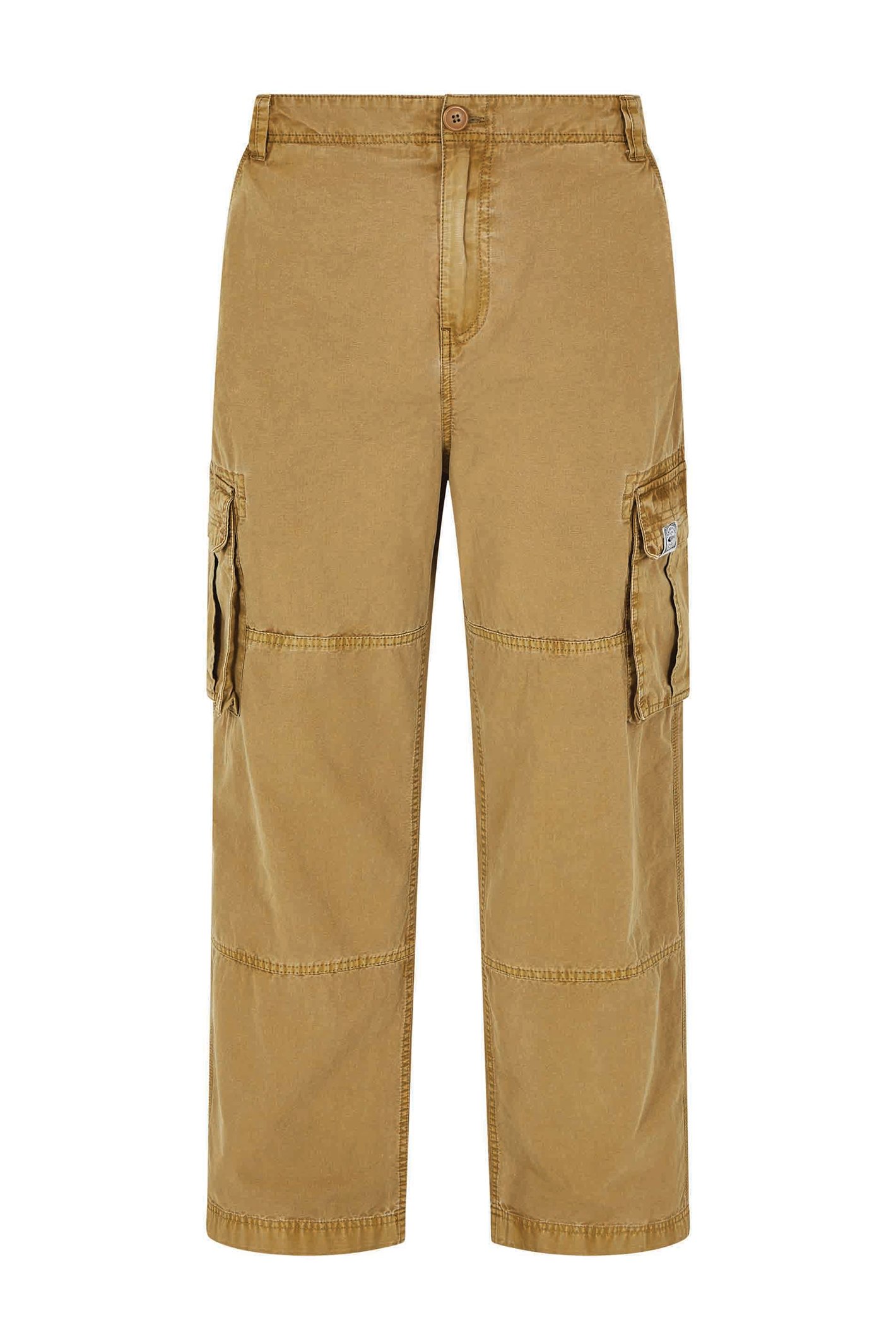 Weird Fish Turner Cargo Trousers Antique Tan Size 30