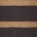 Rhianna Organic Cotton Striped Jersey Shirt  Chocolate