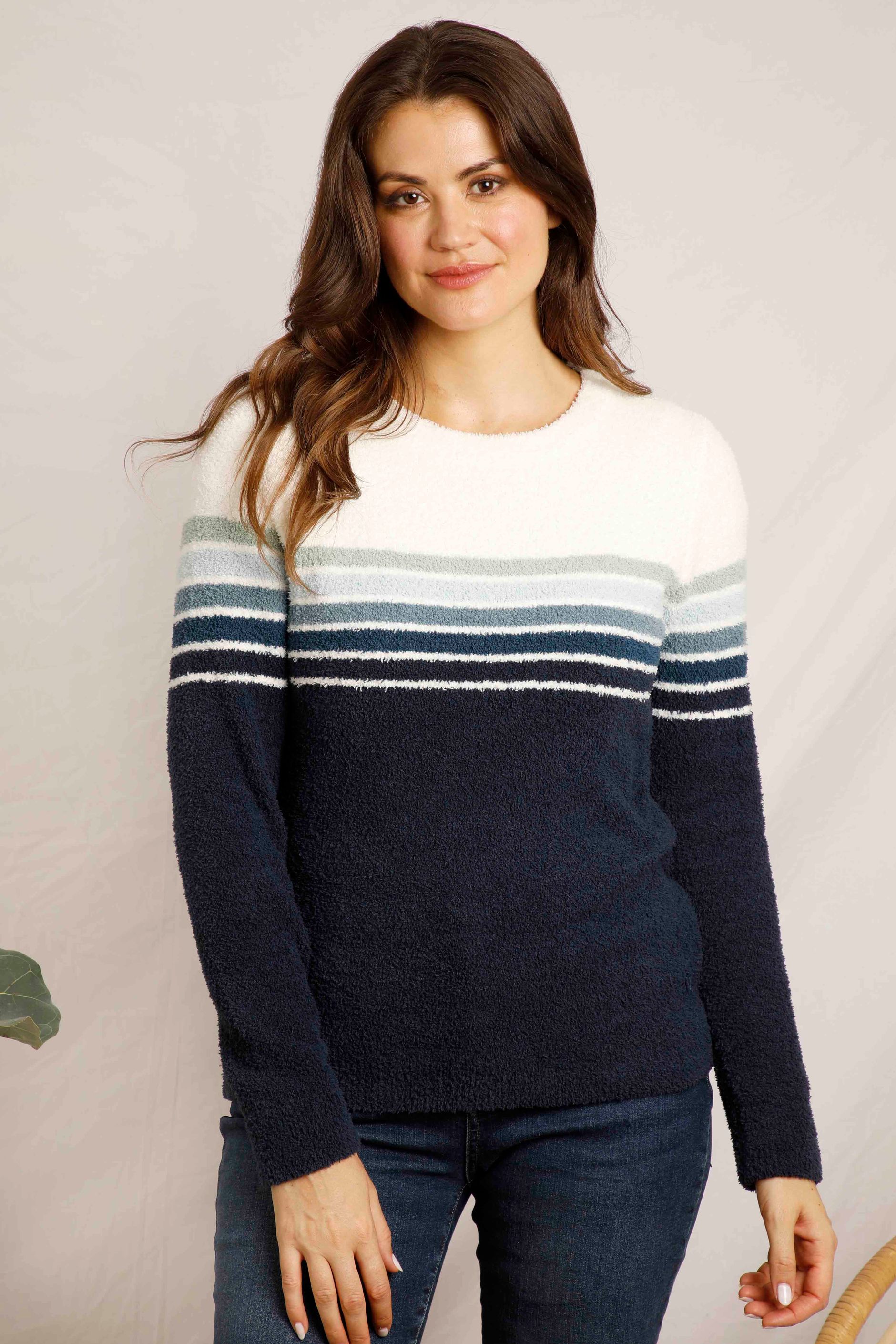 Briana Cosy Knit Jumper Light Cream Weird Fish