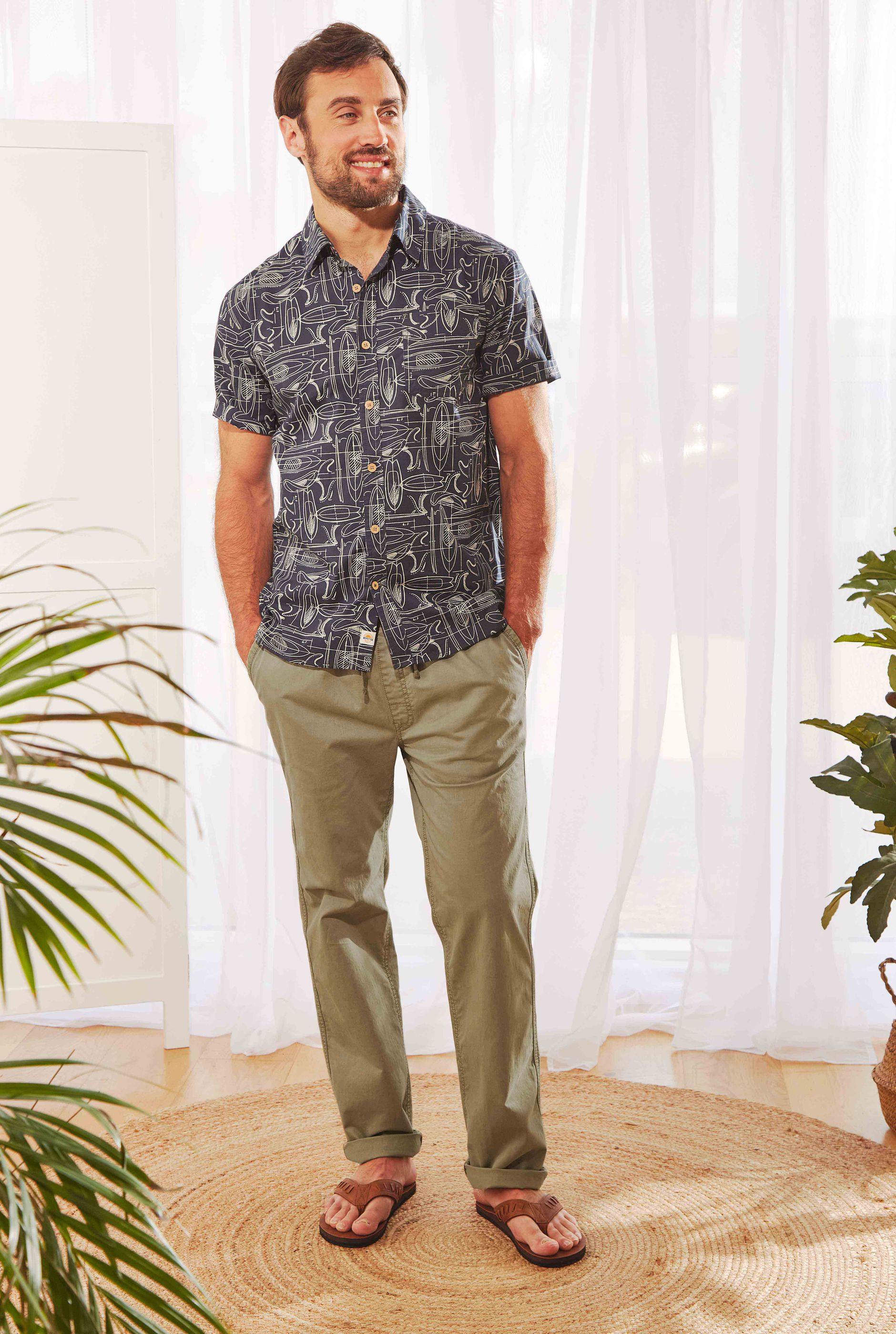 Grayrigg Casual Trousers Khaki Weird Fish