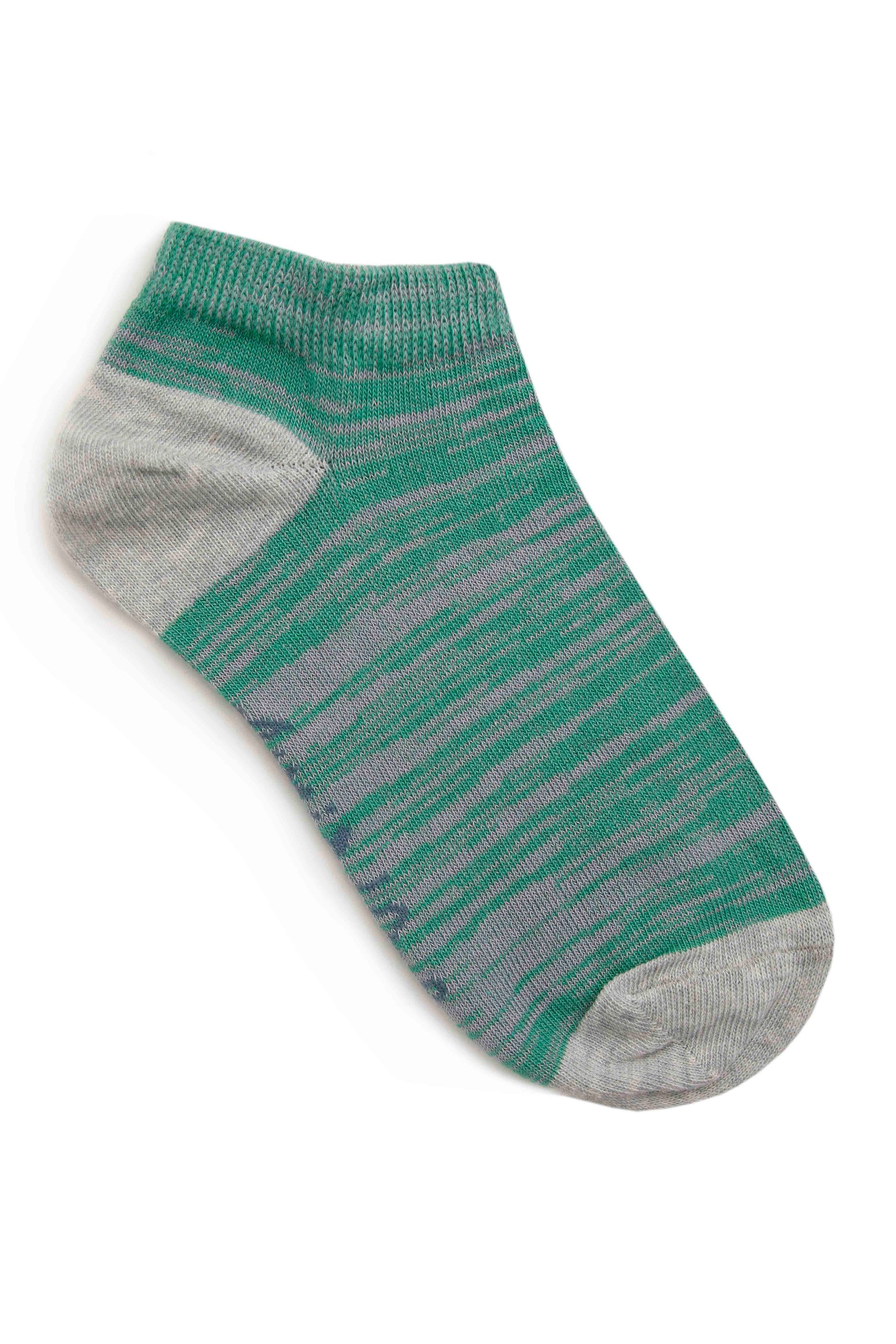 Loretta Trainer Socks 3 Pack Dark Jade | Weird Fish
