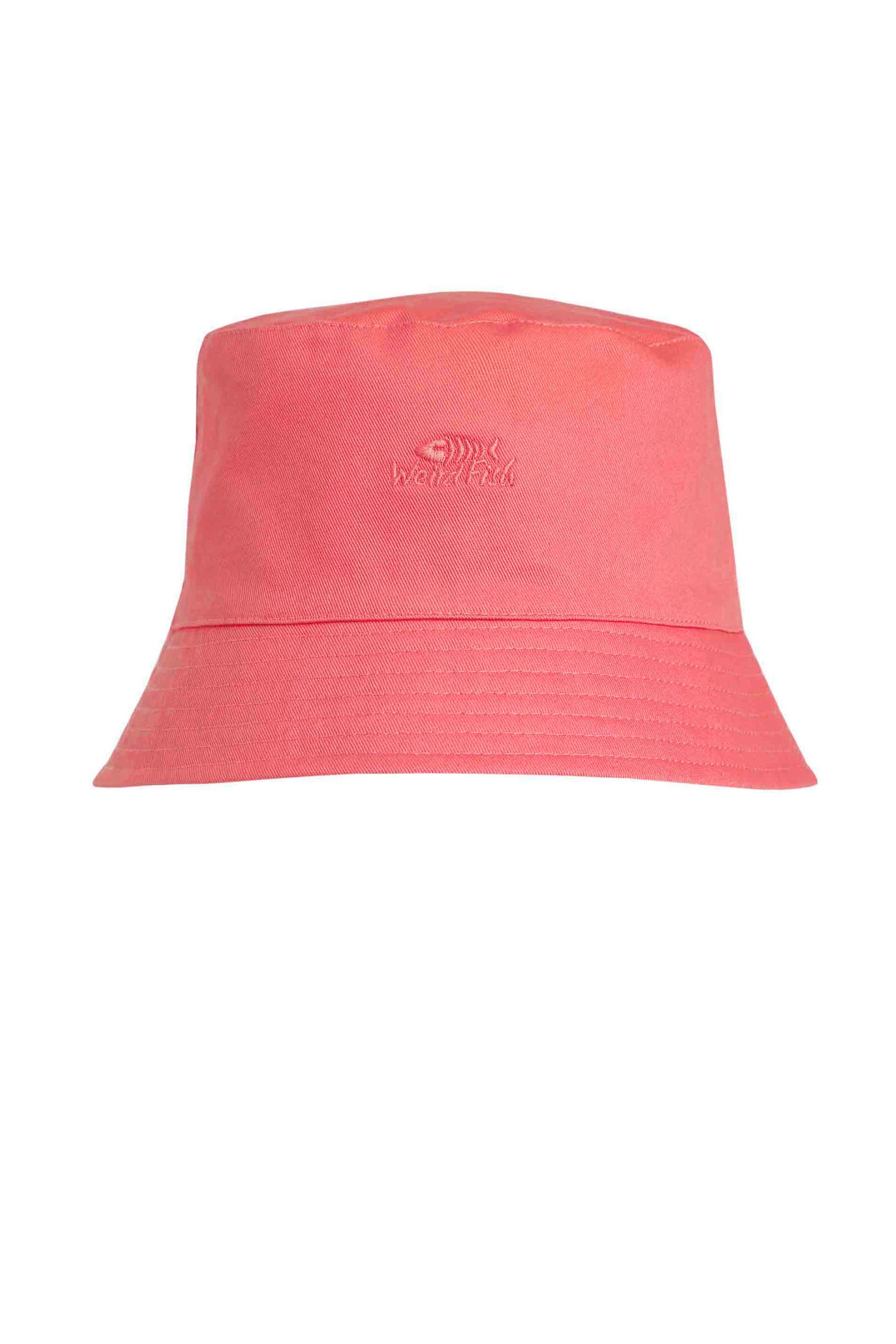 MM CLASSIC REVERSIBLE BUCKET HAT IN LIGHT BEIGE AND BLACK FABRIC
