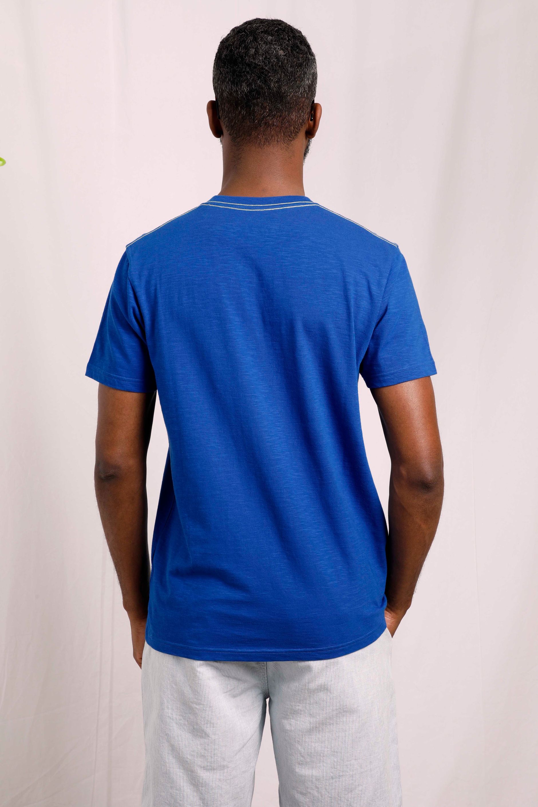 Fished Organic Cotton T-Shirt Cobalt | Weird Fish