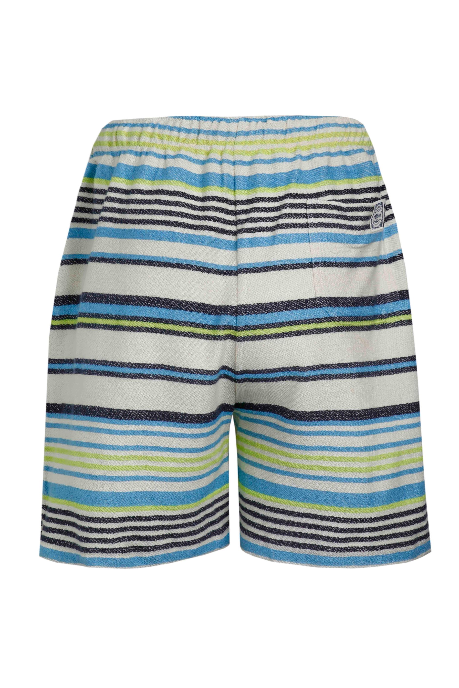 Hamuche Striped Blue Shorts main image 0