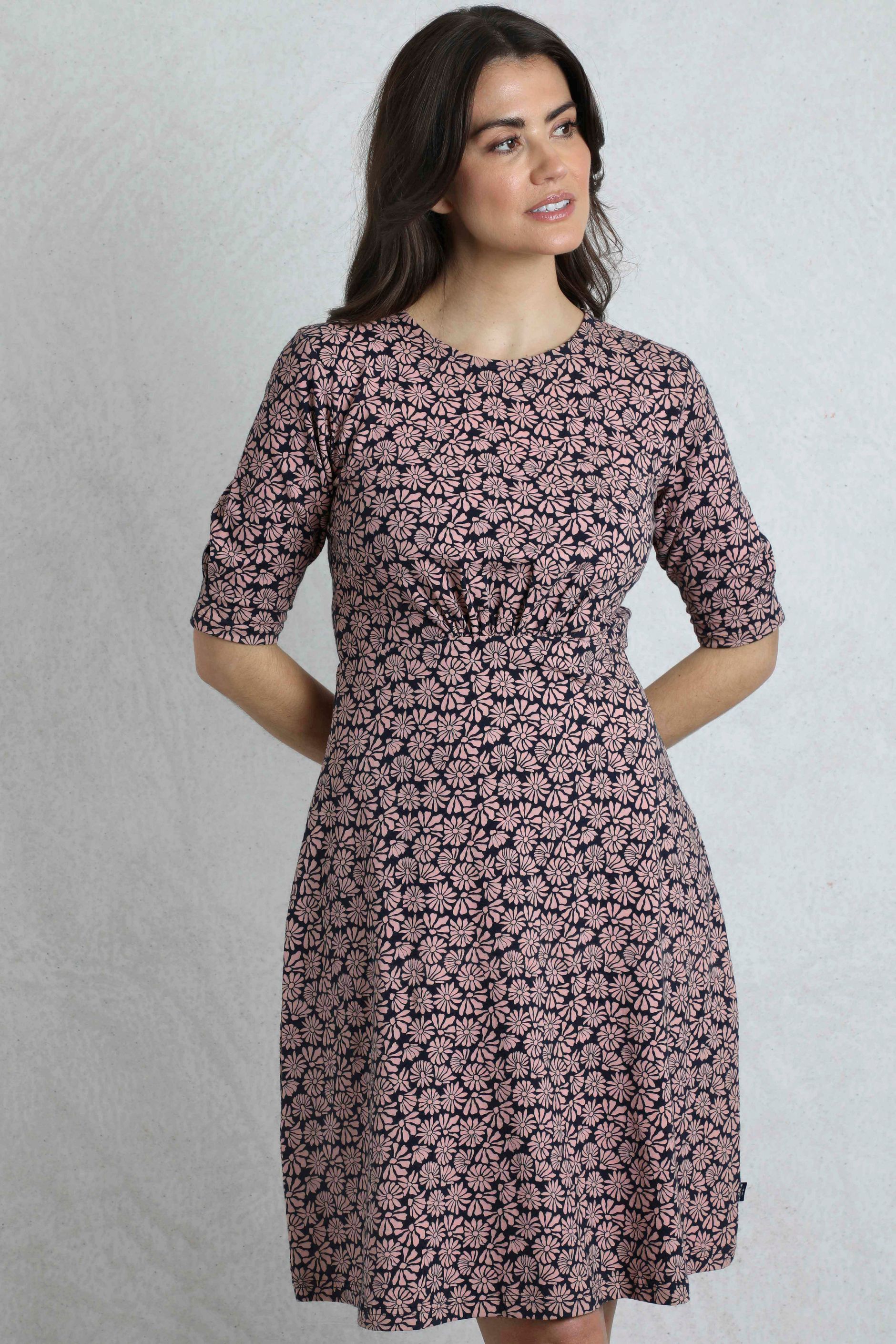 Spun Organza X Cotton Jersey Dress main image 0