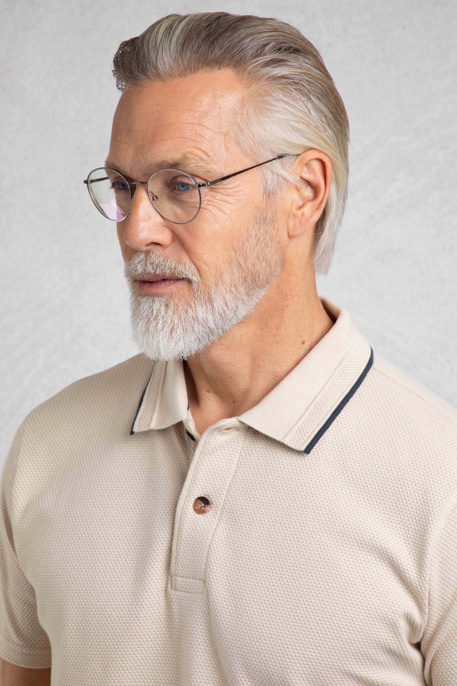 Powell Organic Cotton Textured Polo Shirt String | Weird Fish