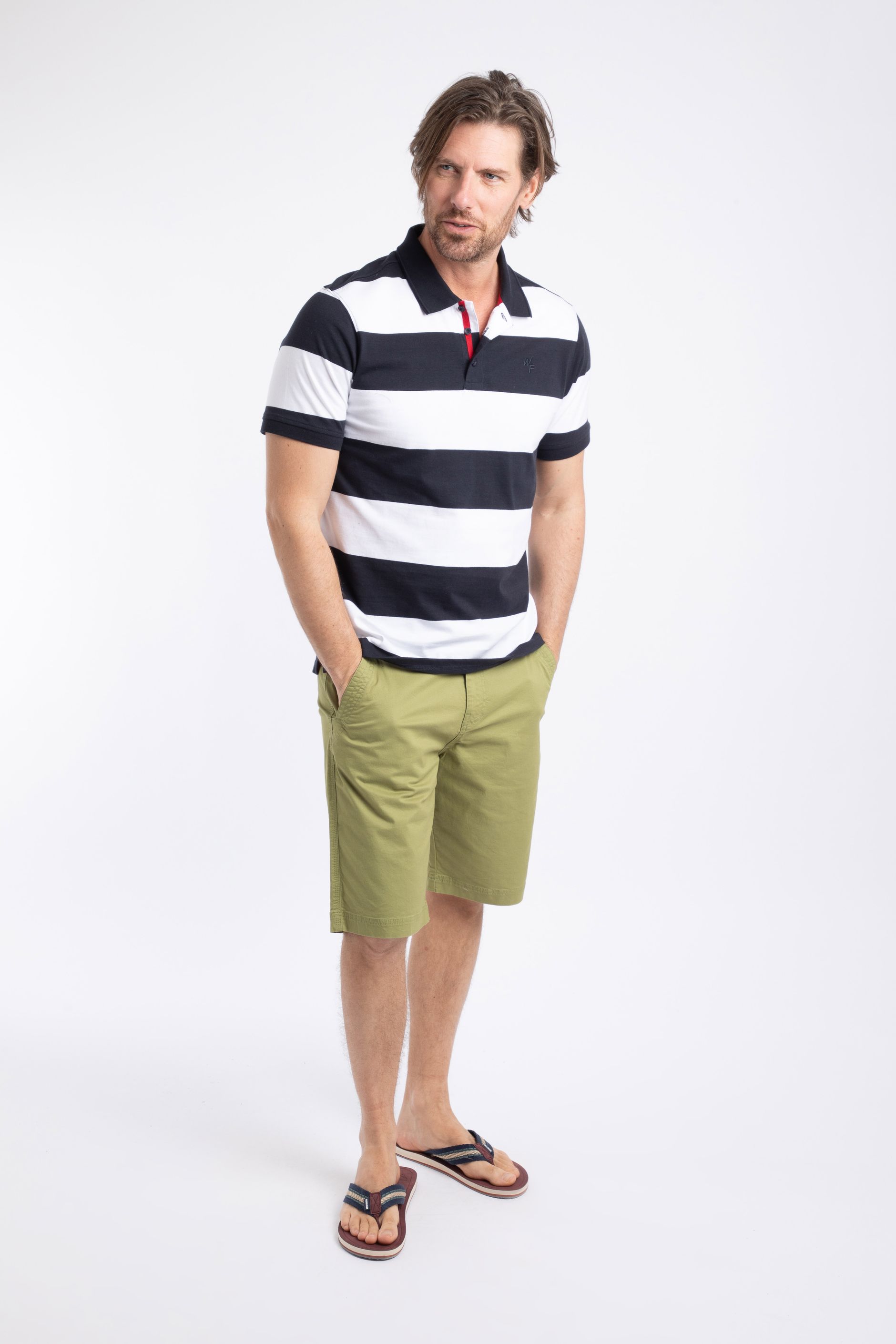 Organic Cotton Striped Polo