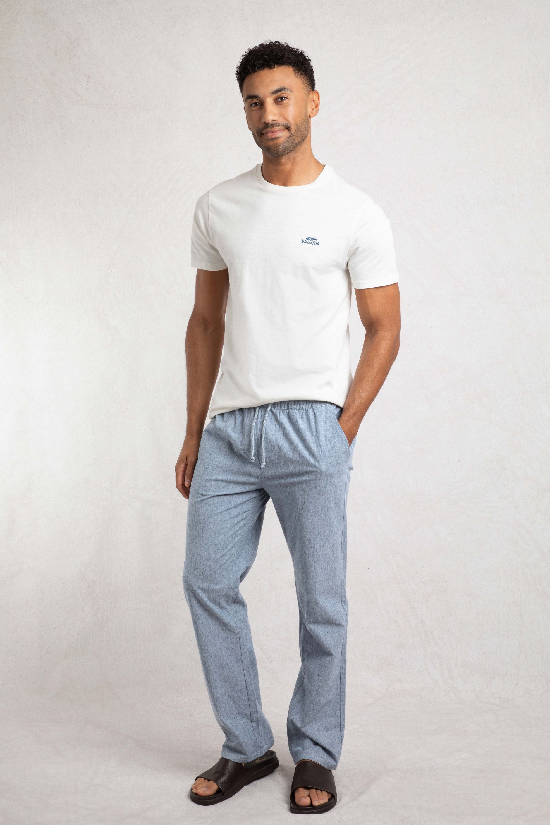 畑*様 Daydream Harbor Trousers Daydream OV Danny Lightweight Summer Denim Trousers Denim | Weird Fish