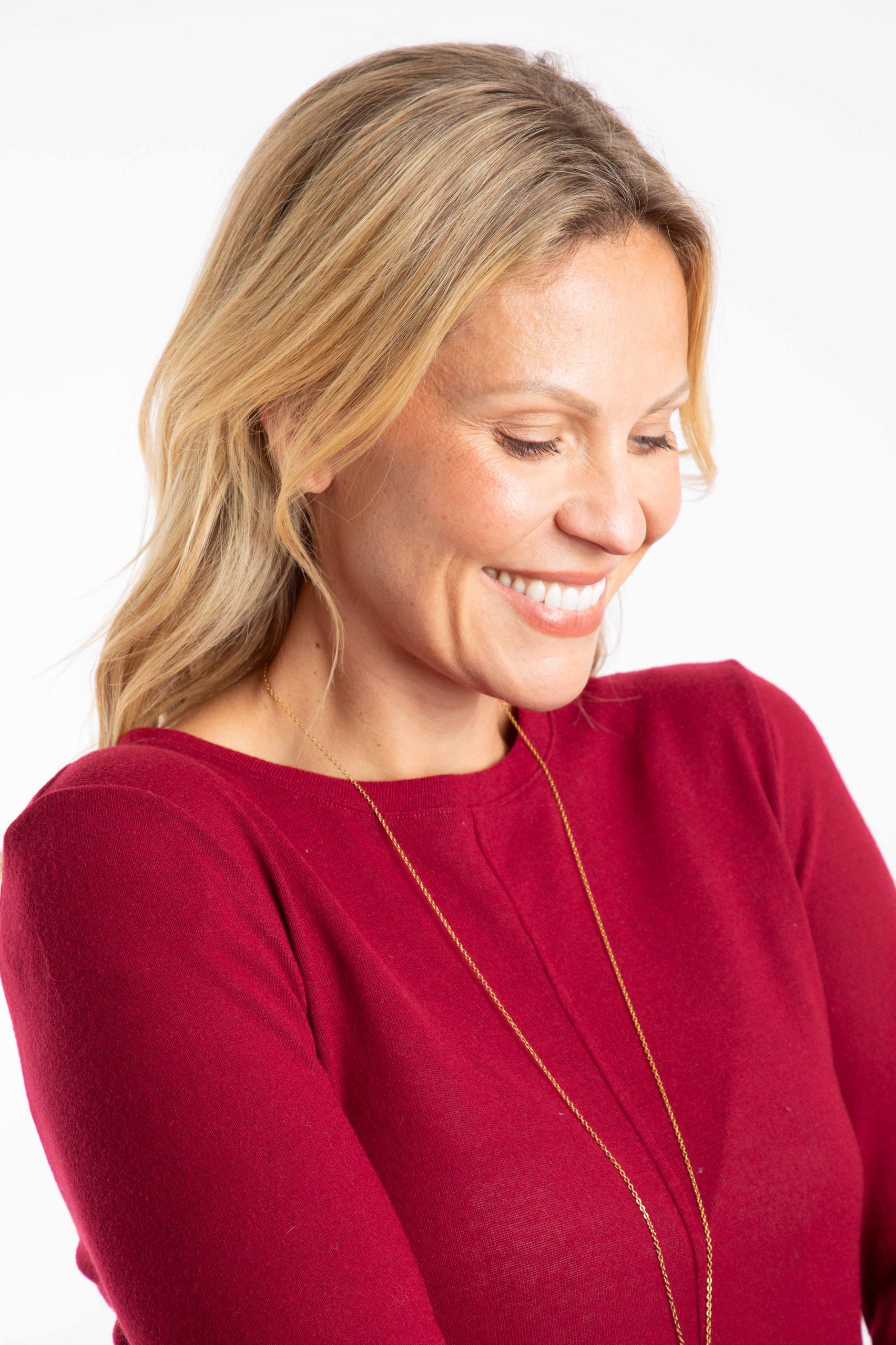 Ruby Long Ruby Long Sleeve Soft Touch Tunic Garnet | Weird Fish