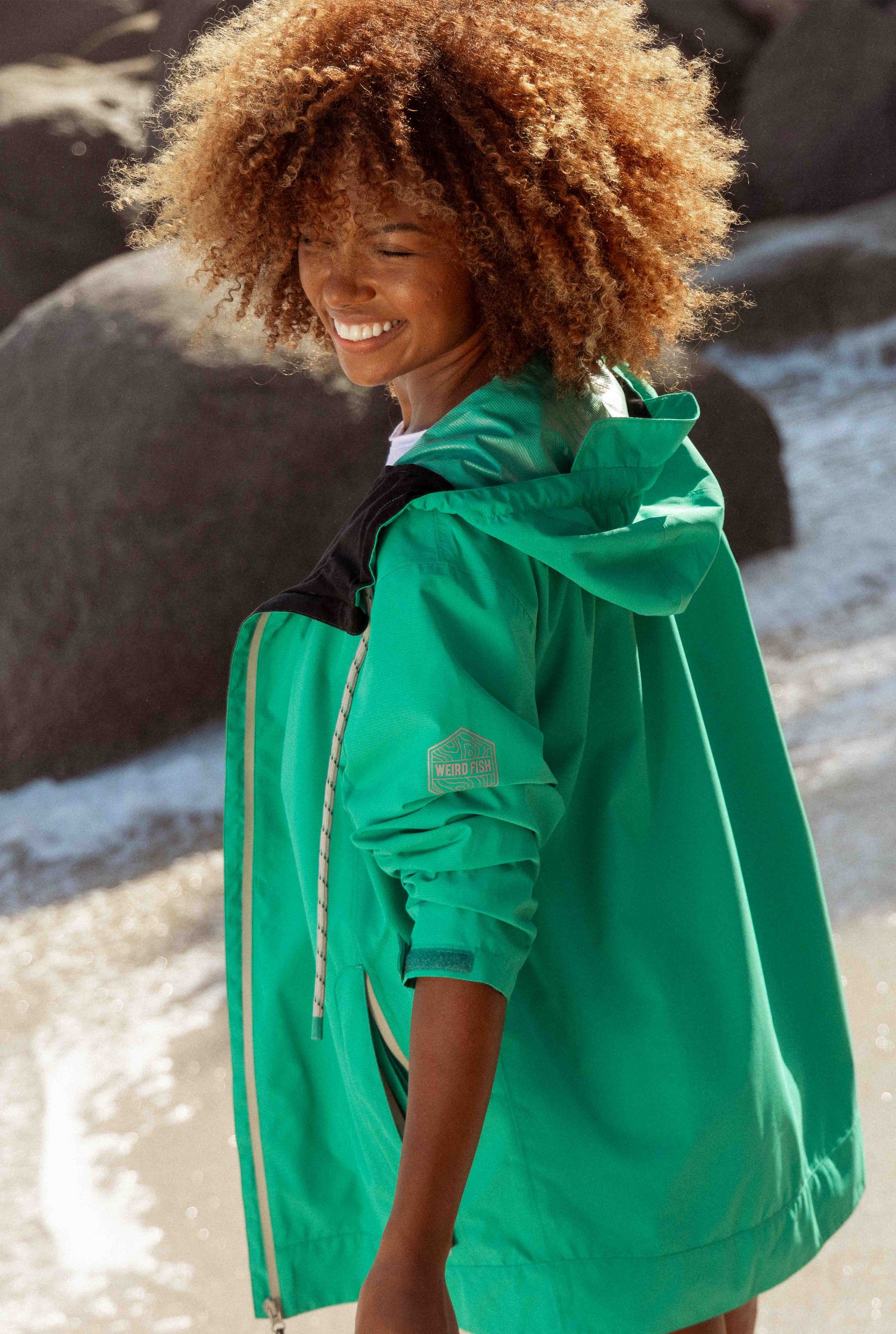 ジャケット・アウター RANDY/Swim green size 3 Prescott Waterproof Packable Jacket Evergreen | Weird Fish