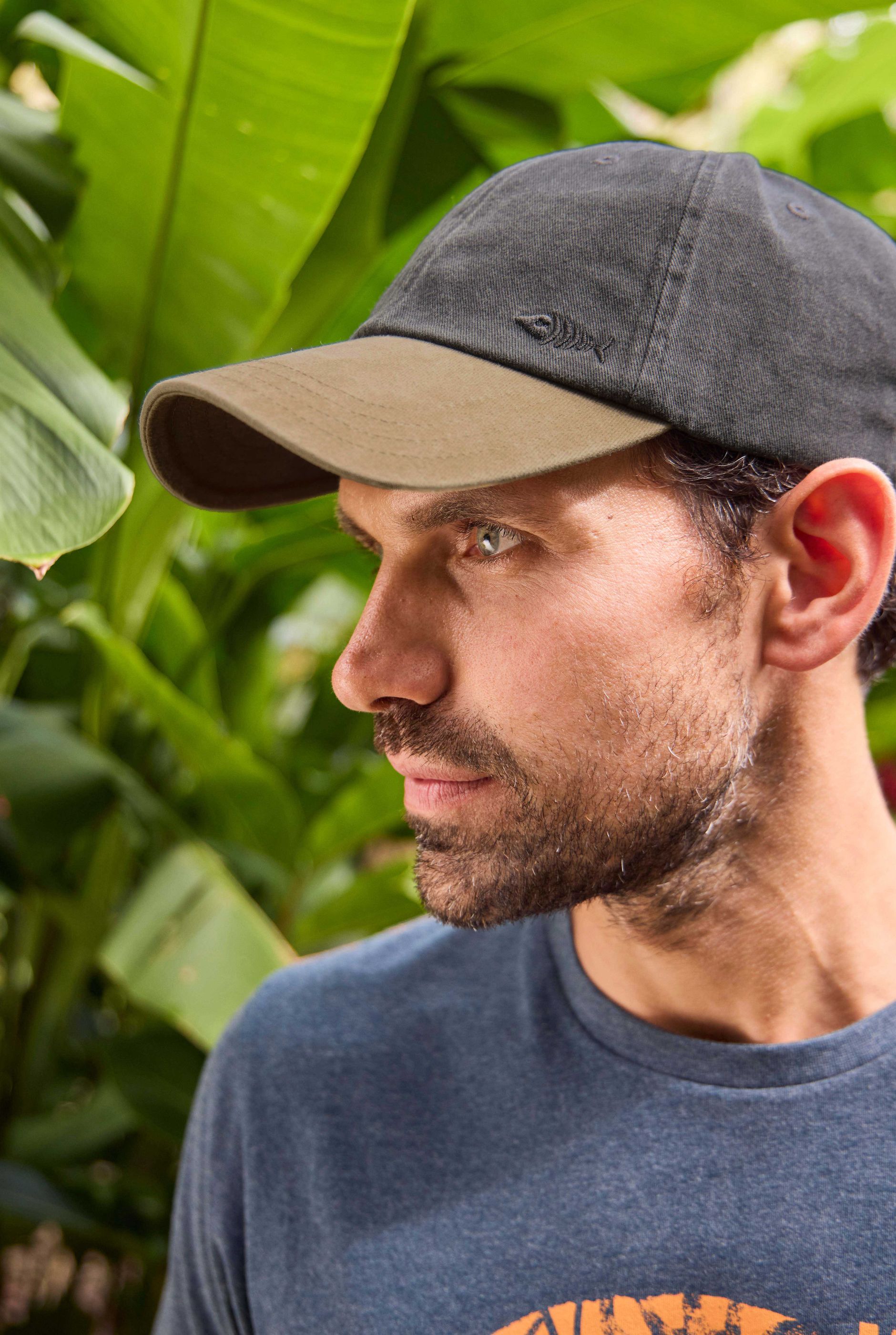 Westbury Colour Block Twill Cap Dark Grey | Weird Fish