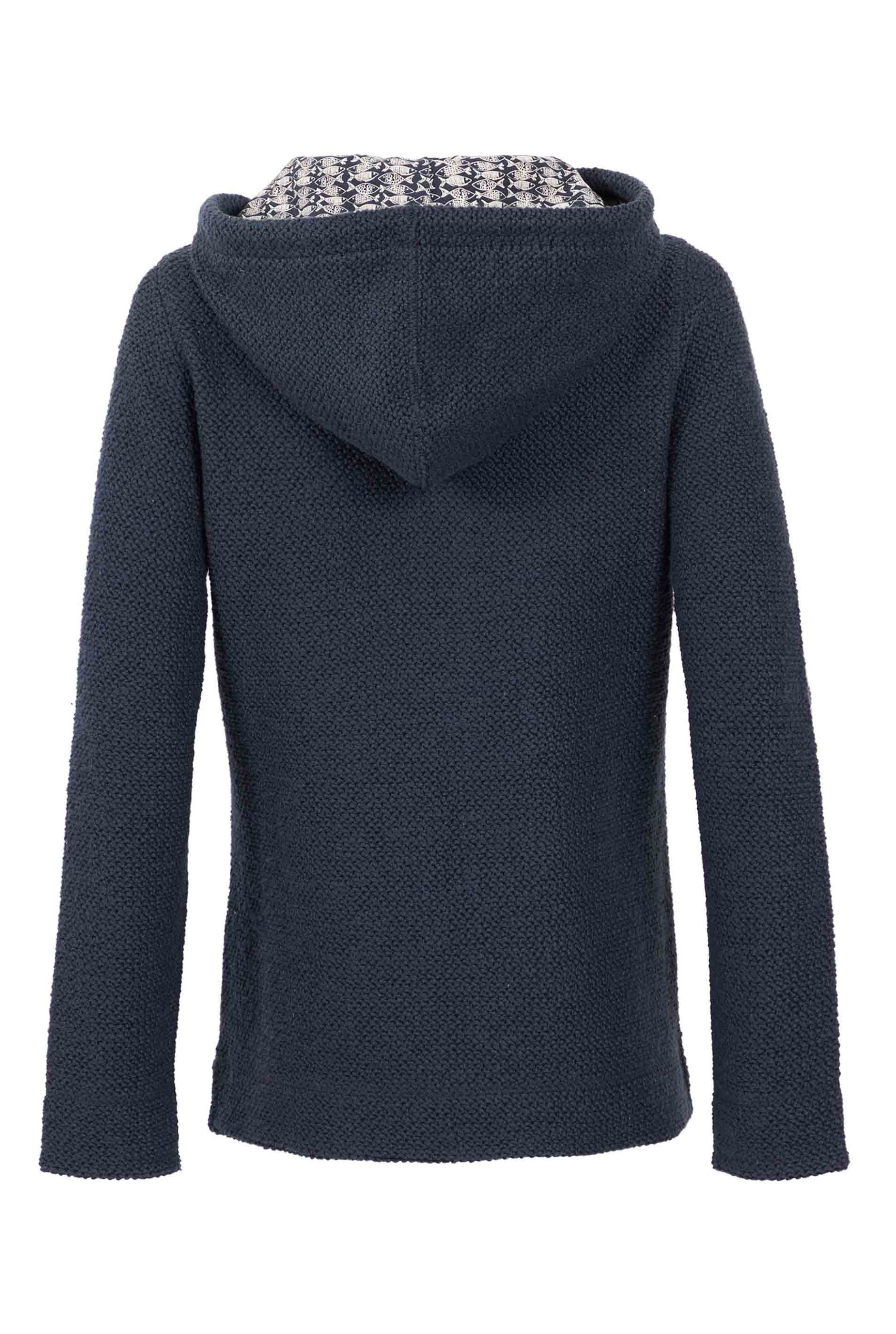 Weird Fish Weylin Full Zip Eco Macaroni Hoodie Antique