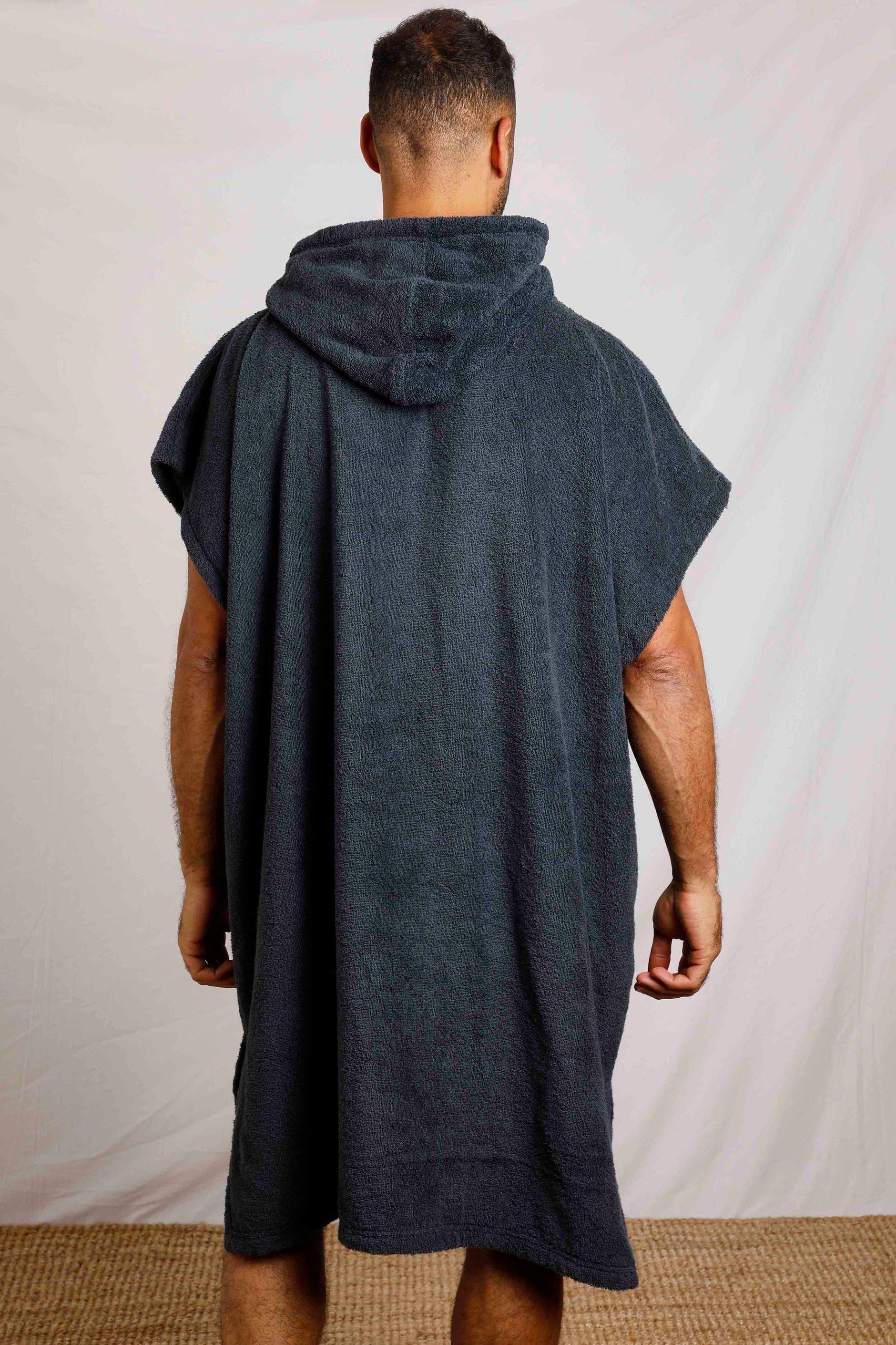 Oceana Unisex Changing Robe Navy Weird Fish