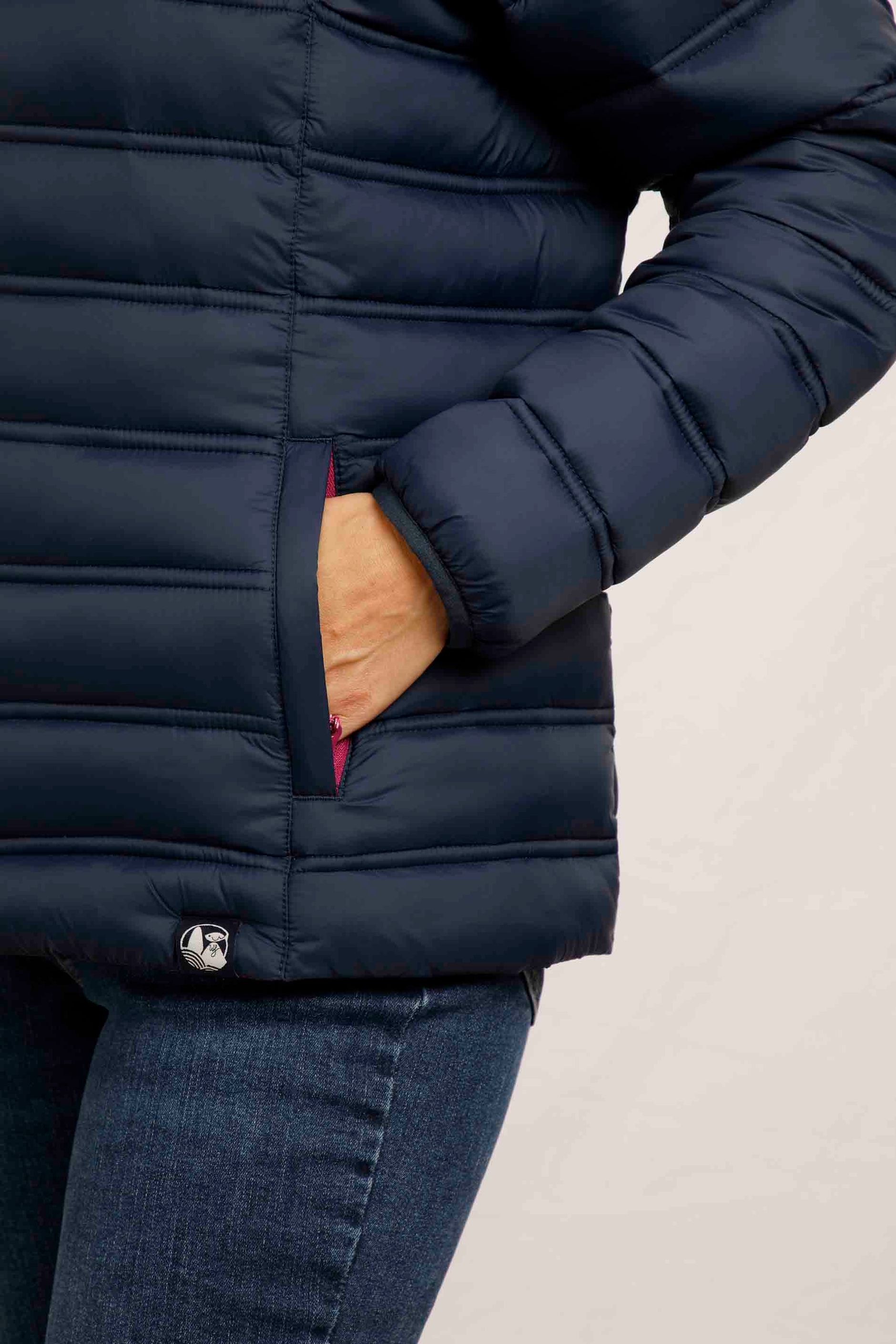 Eshka Lightweight Padded Jacket Navy Weird Fish