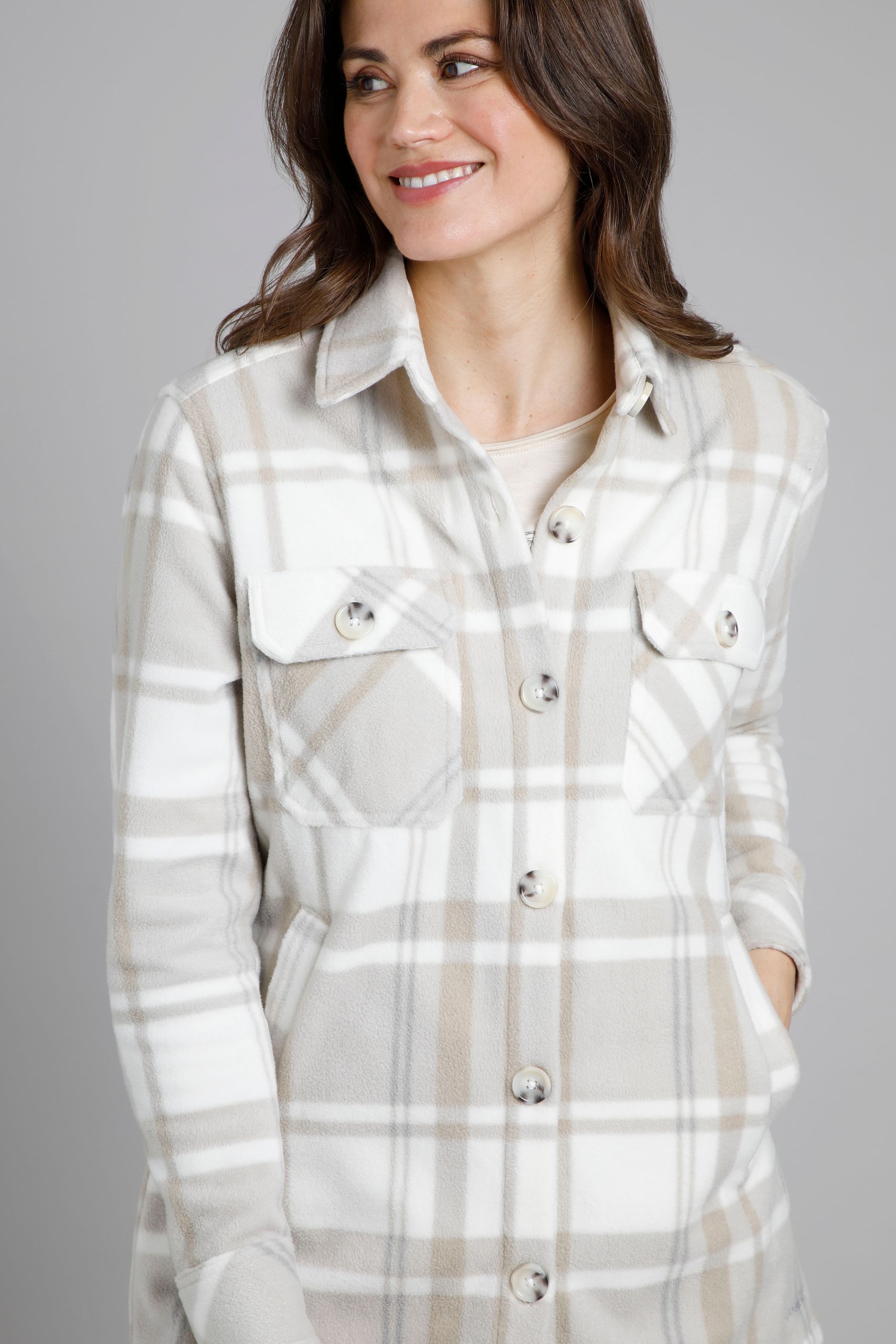 Weird Fish Tuburn Check Fleece Shaket