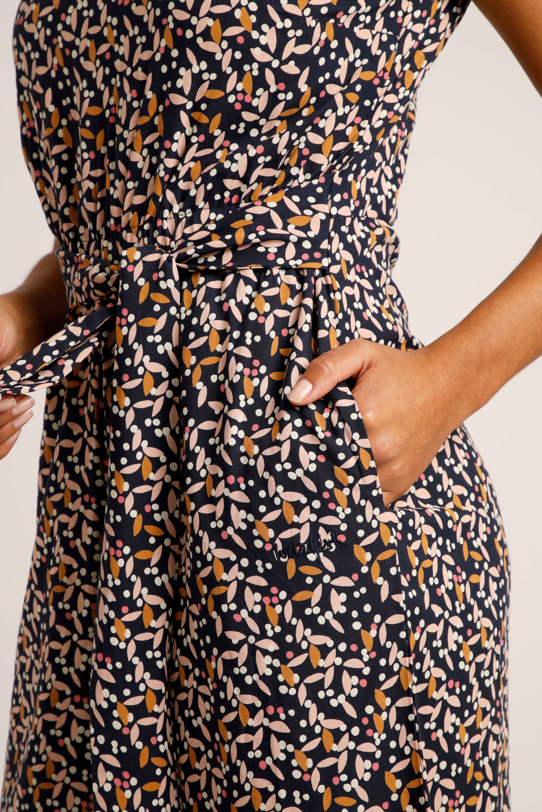 Nalani Lenzing EcoVero™ Jumpsuit Dark Navy Weird Fish