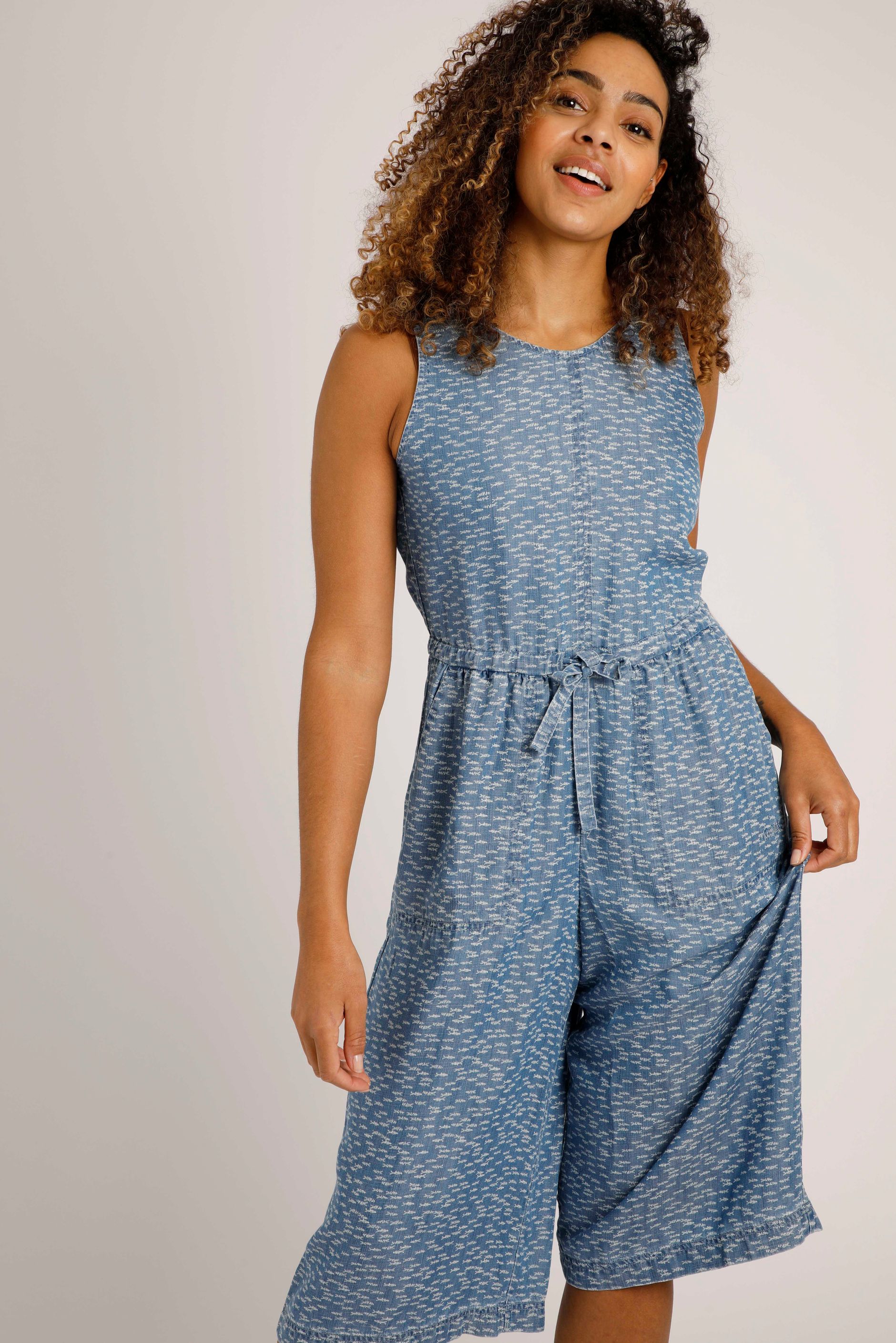 Siney Tencel™ Denim Jumpsuit Denim Weird Fish
