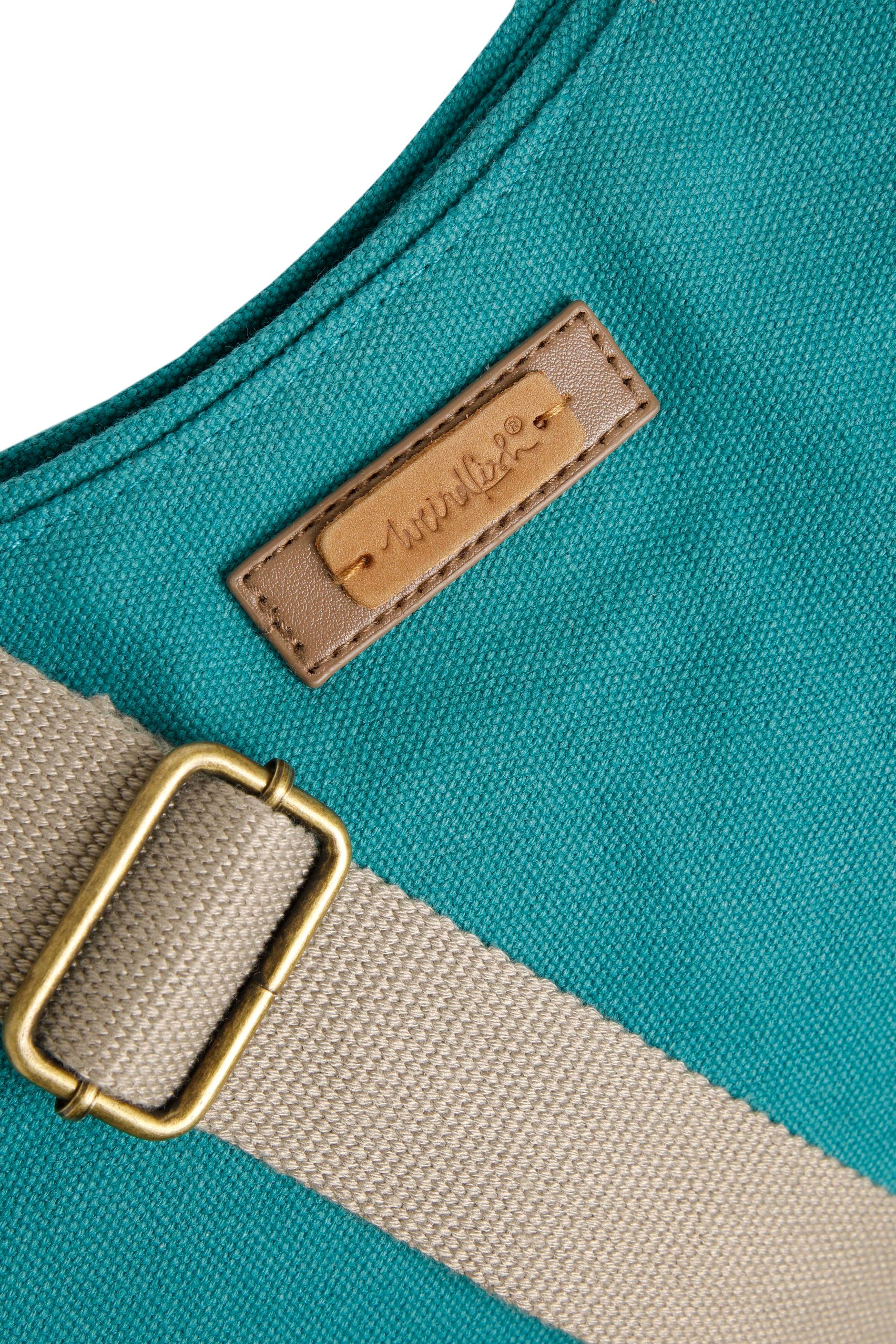 Burford Washed Canvas Shoulder Bag Ivy Weird Fish