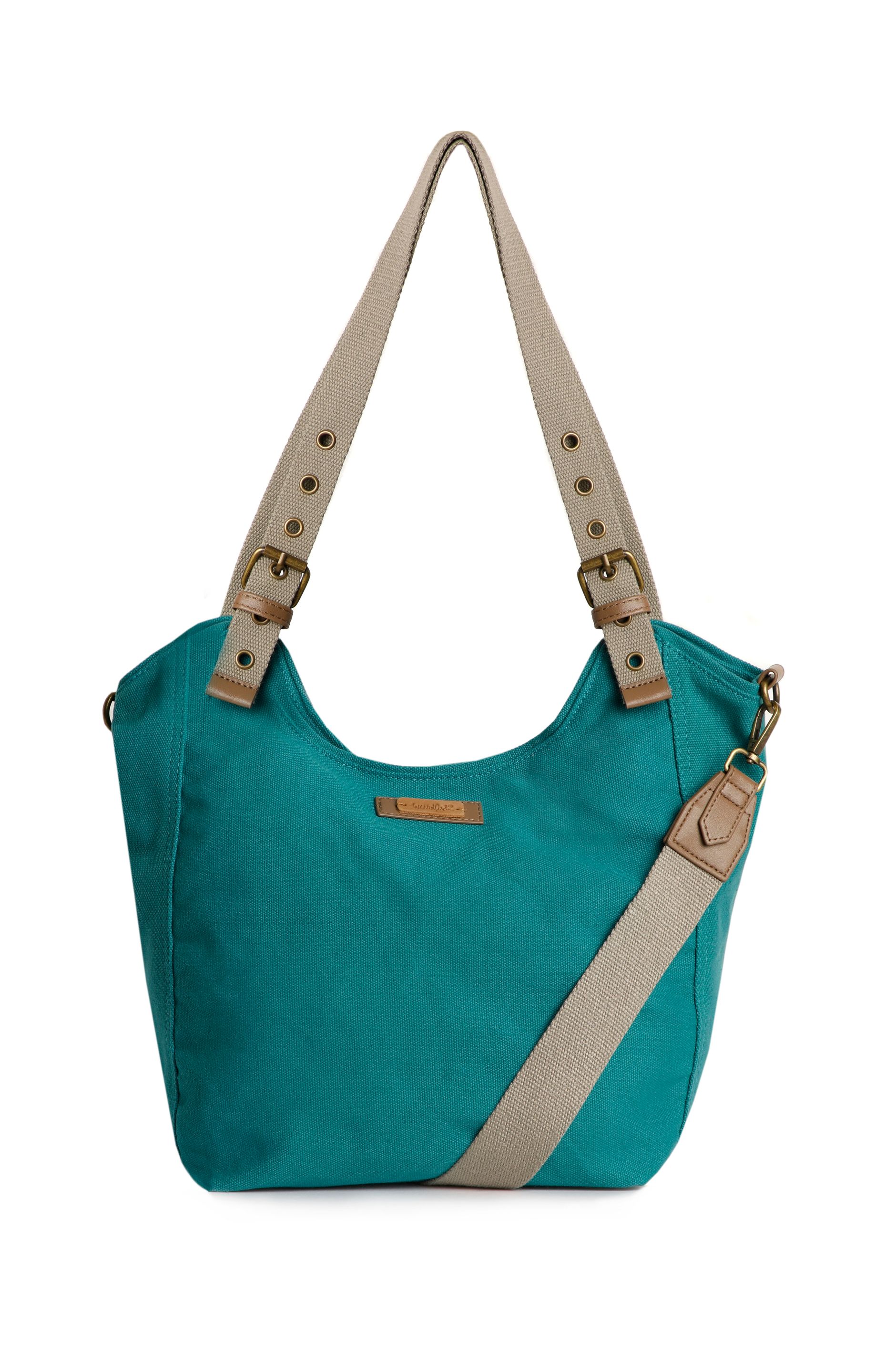 Burford Washed Canvas Shoulder Bag Ivy Weird Fish