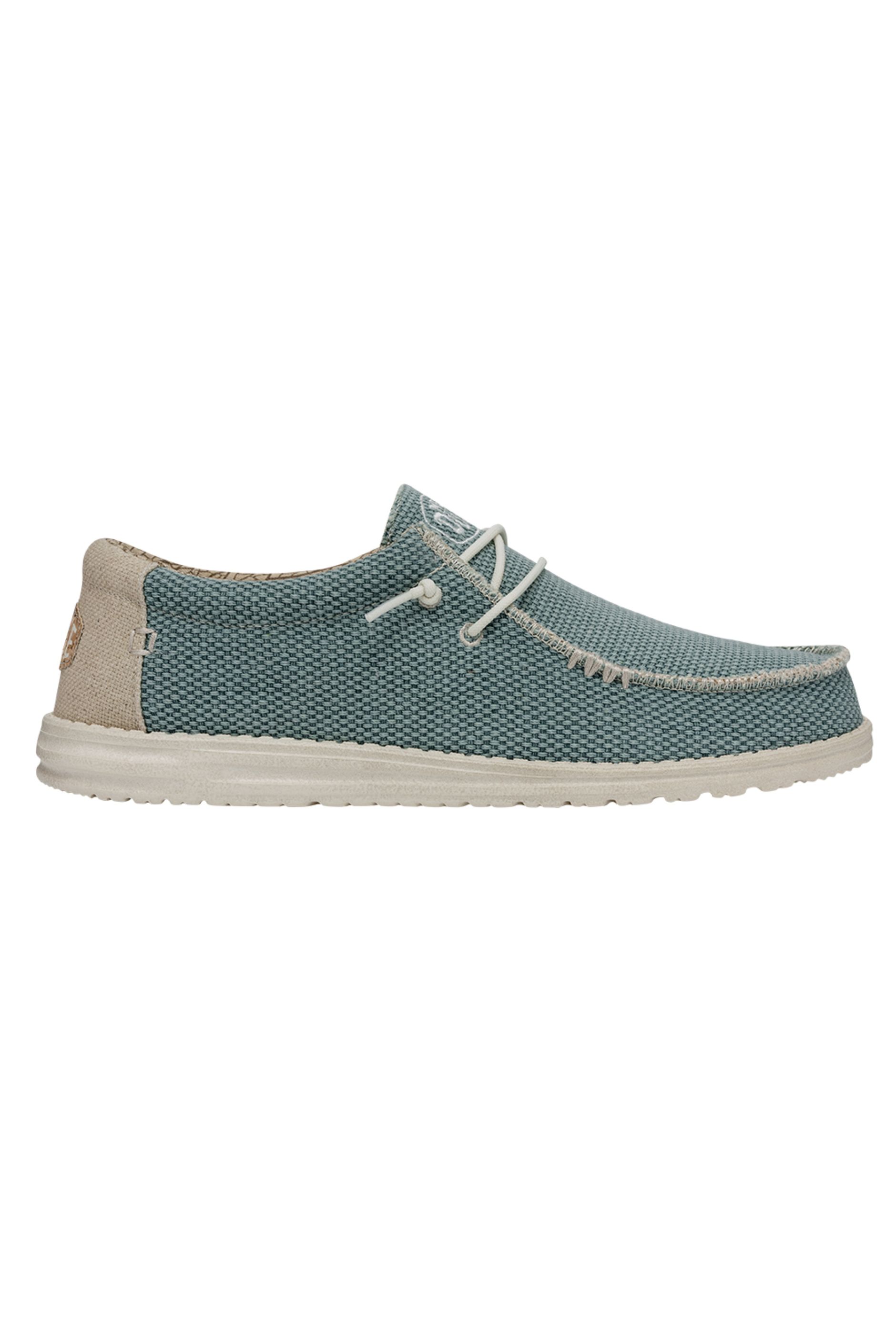 Hey Dude Wally Braided Deck Shoe Aqua | Weird Fish