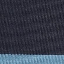 Laxton Organic Long Sleeve Stripe Rugby Shirt Navy Blue