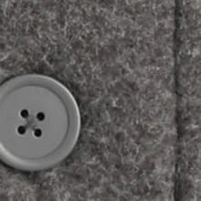 Fairfield Eco Button Placket Twisted Fleece  Dark Grey