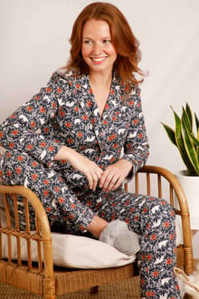 Bodine Woven Loungewear Trouser Set