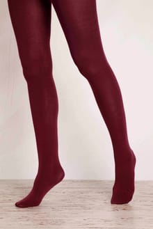 Una Plain Tights Mulberry