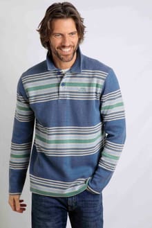 Caudale Heavyweight Stripe Rib Rugby Shirt
