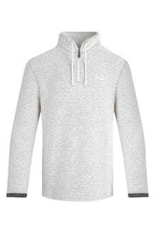 Cruiser 1/4 Zip Eco Macaroni Sweatshirt Ecru