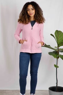 Weylin Full Zip Eco Macaroni Hoodie Orchid Pink