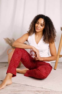 Tinto Eco Viscose Printed Trousers